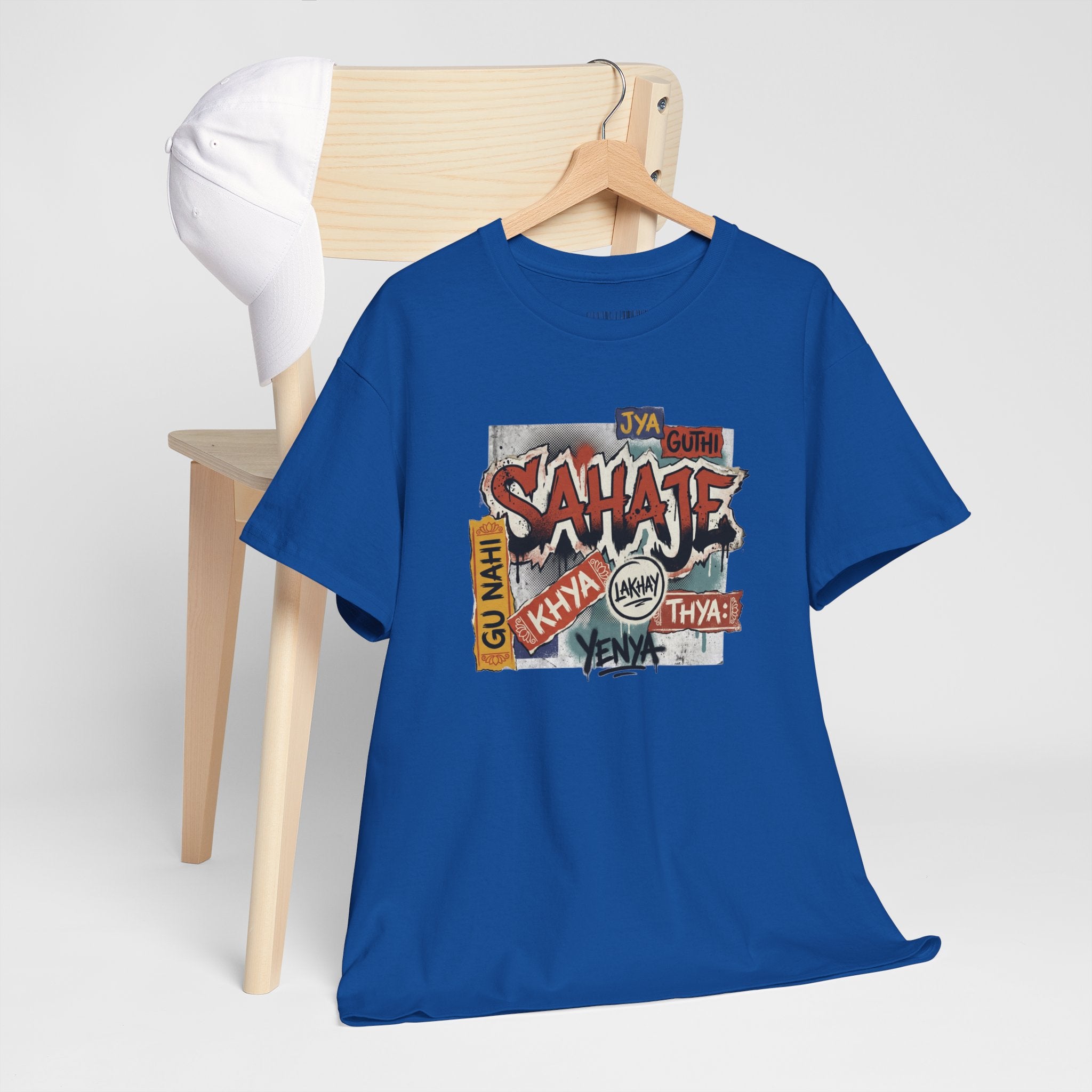 Shahje Graffiti Logo Tee - Urban Retro Streetwear T-Shirt