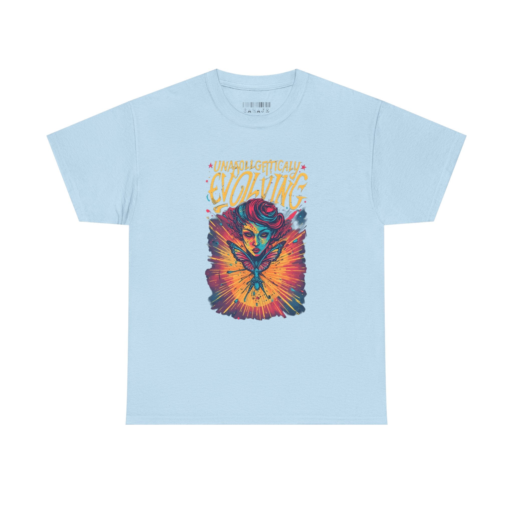 Evolving Alien Graphic Tee — "Unnaturally Evolving" Sci‑Fi Art T-Shirt