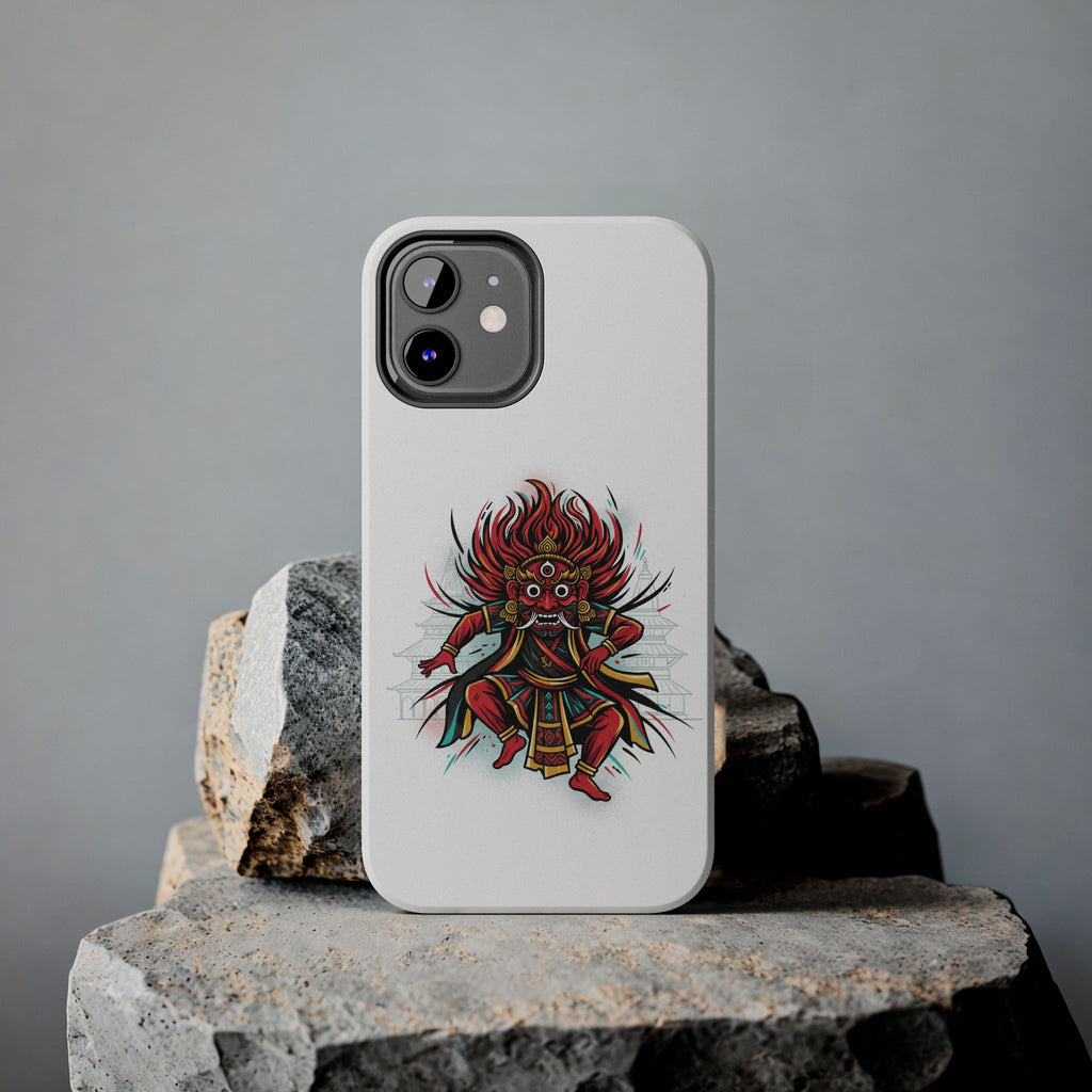 Bhairava Tough Phone Case — Bold Hindu Deity Protective Cover