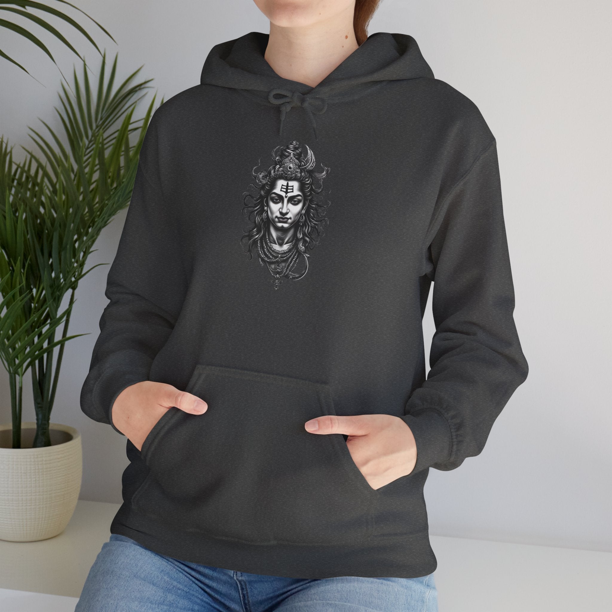Skull Viking Hoodie — Norse Warrior Graphic Hooded Sweatshirt