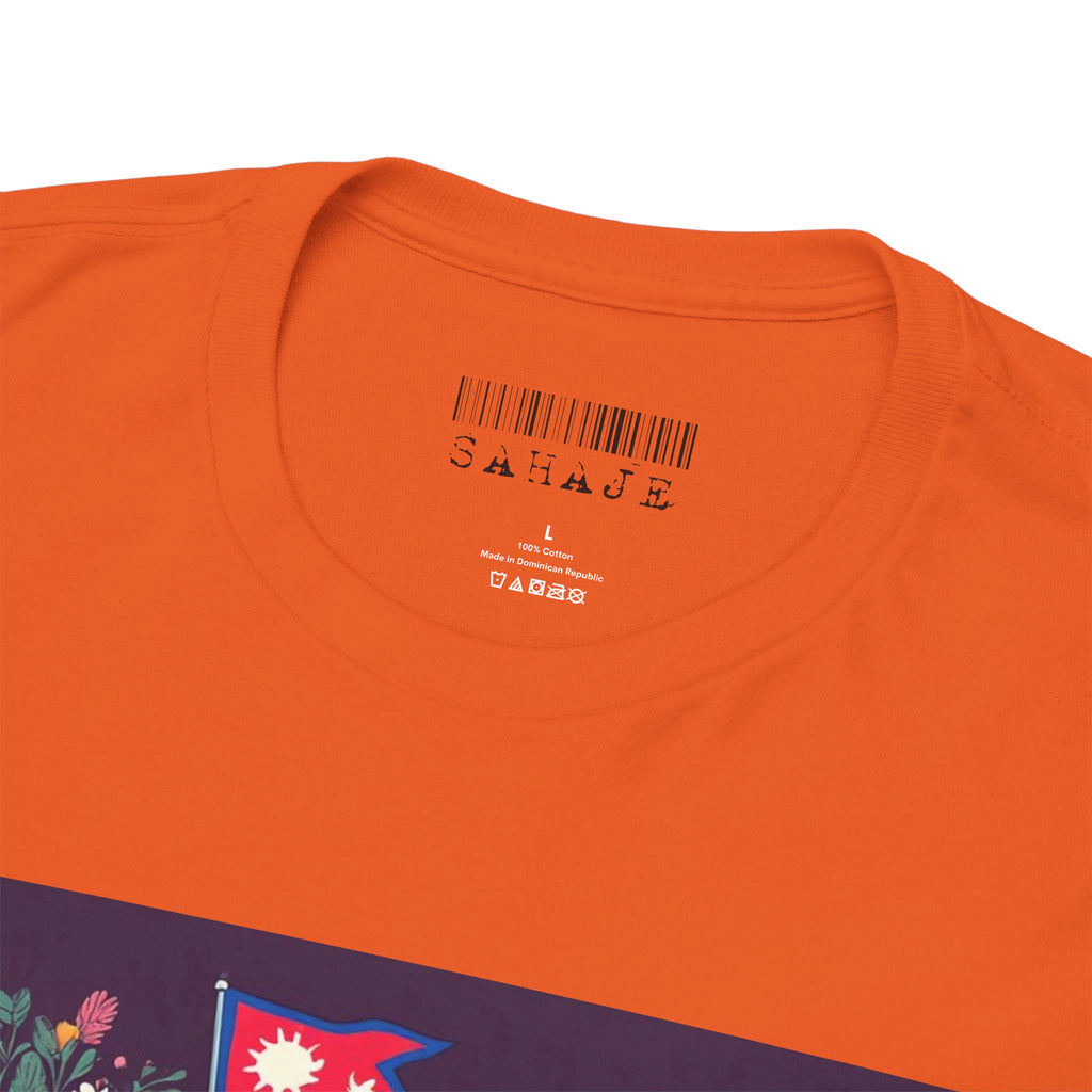 Sahaje Floral Bicycle T‑Shirt