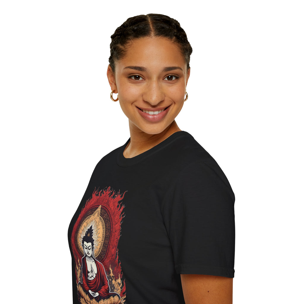 Buddha Lotus Meditation T-Shirt — Zen Buddhist Graphic Tee