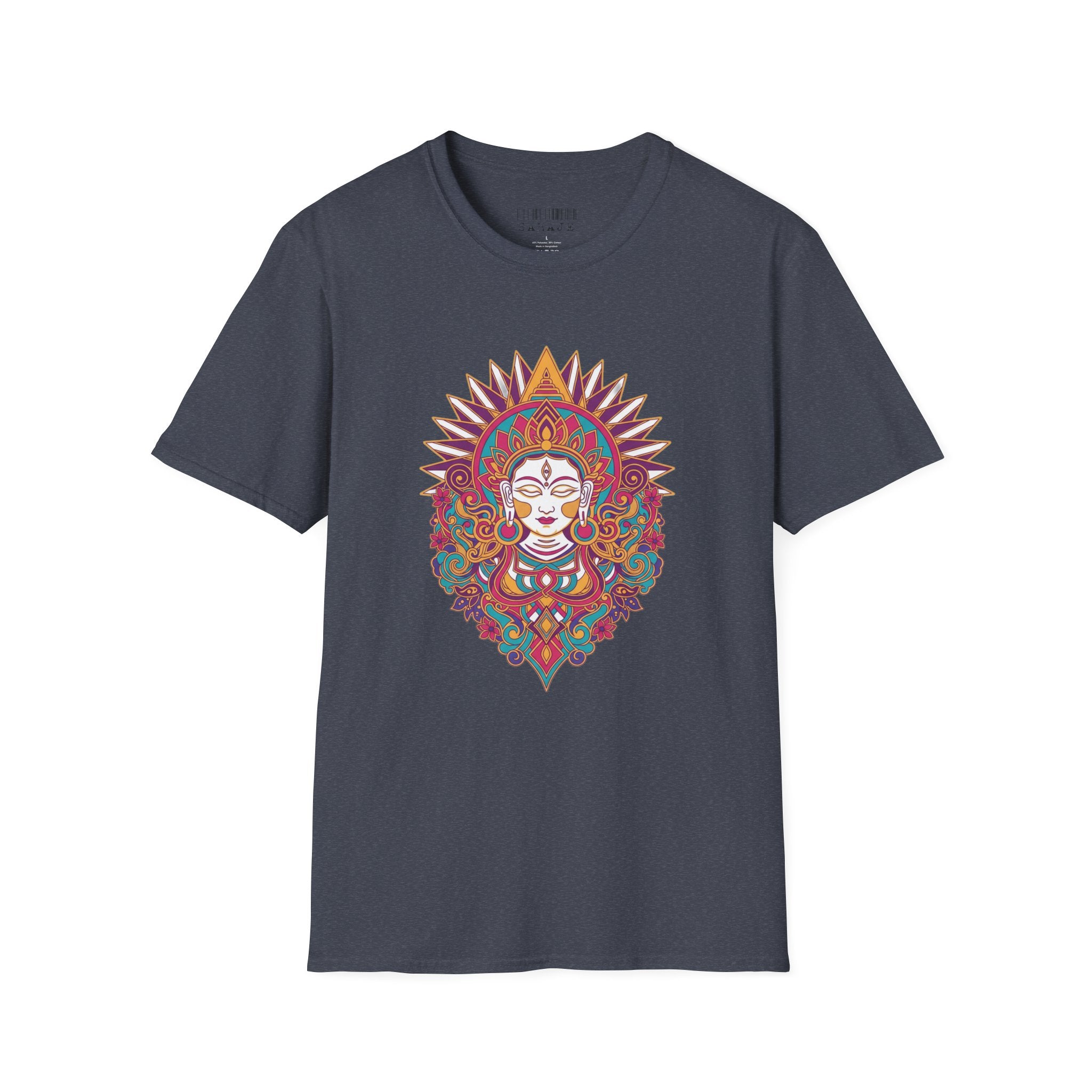Mystic Goddess Mandala T-Shirt — Colorful Boho Spiritual Tee