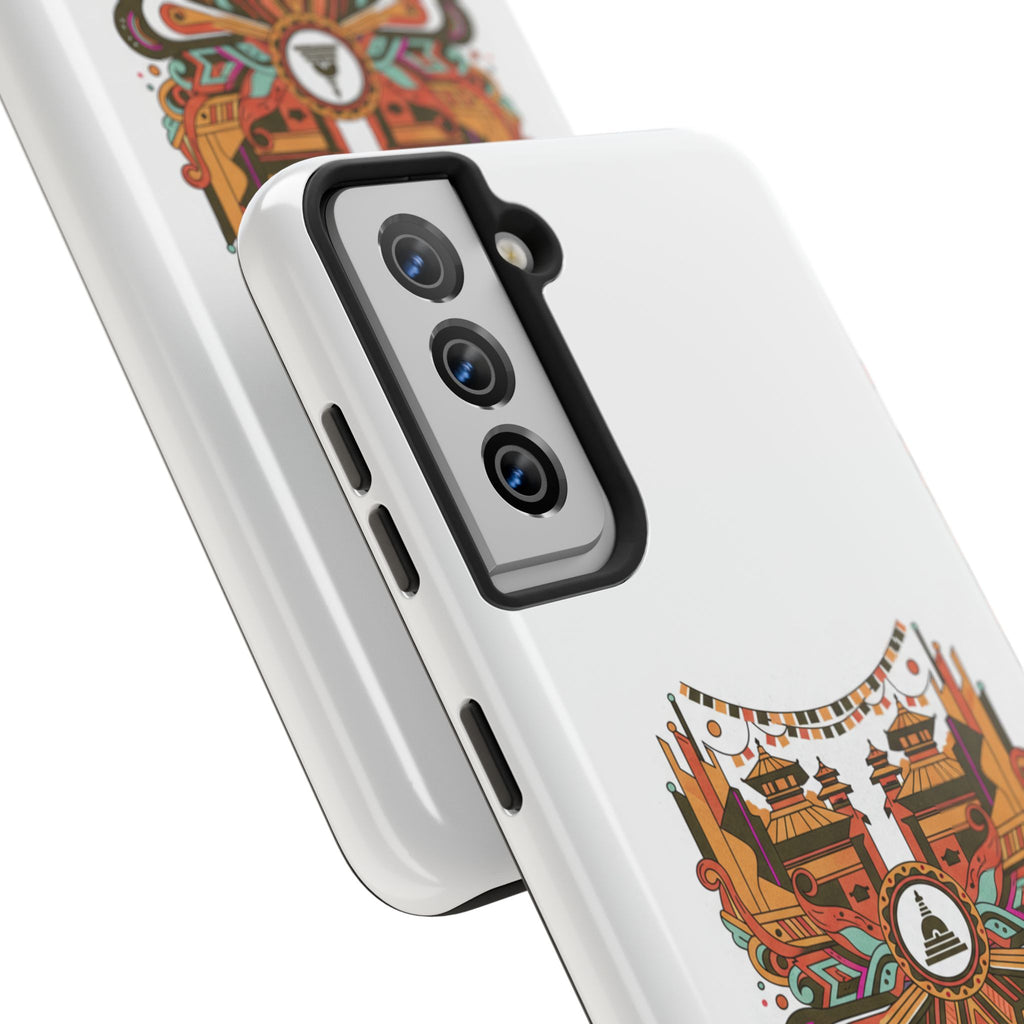 Tough Phone Case — Vintage Temple Mandala Design