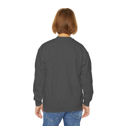 Abstract Geometric Crewneck Sweatshirt — Modern Colorblock Youth Pullover