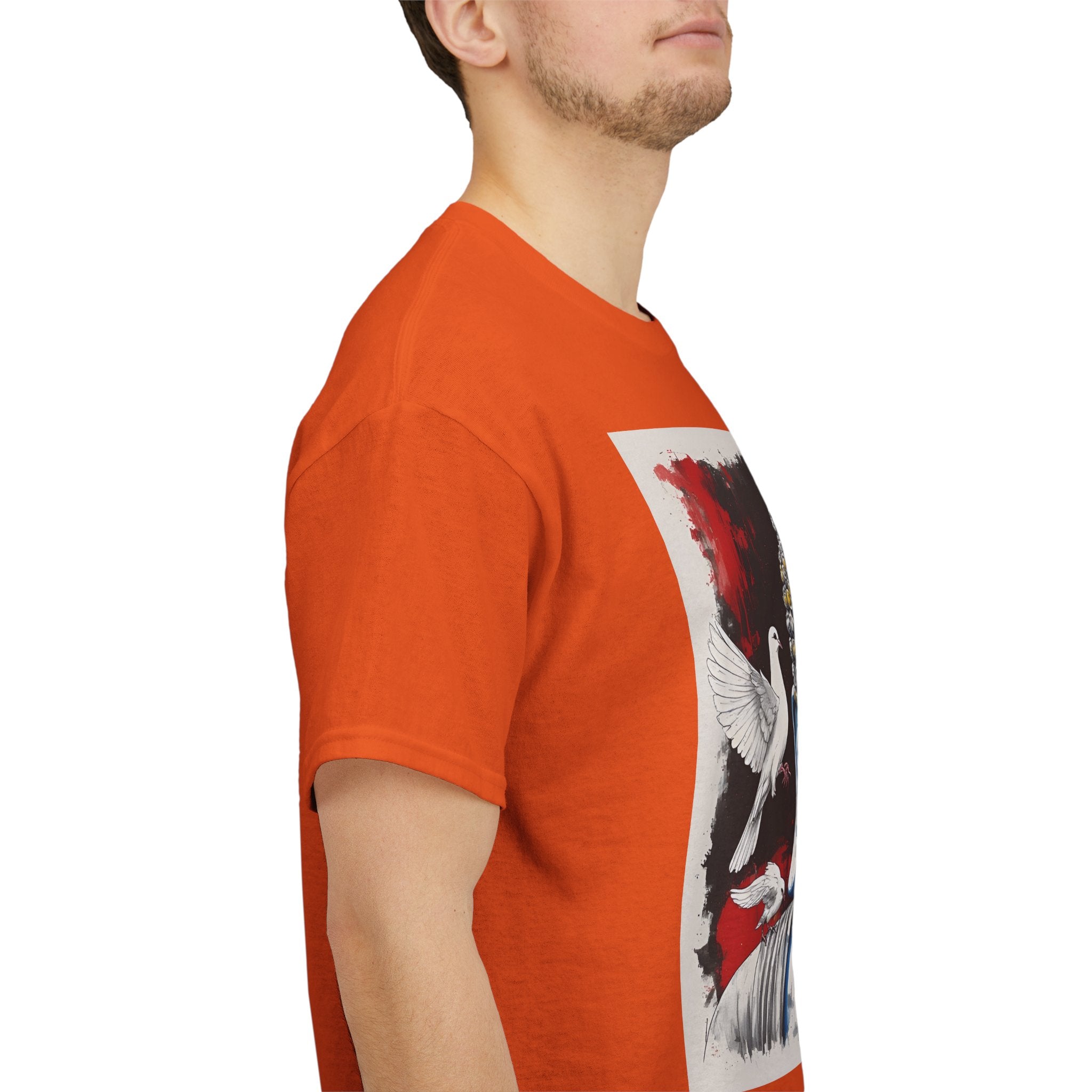 Buddha Peace Tee — Colorful Buddha & Doves Graphic T-Shirt