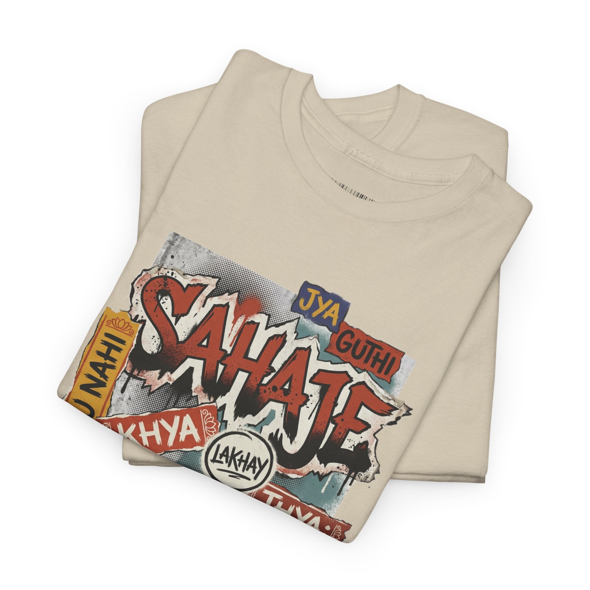 Shahje Graffiti Logo Tee - Urban Retro Streetwear T-Shirt