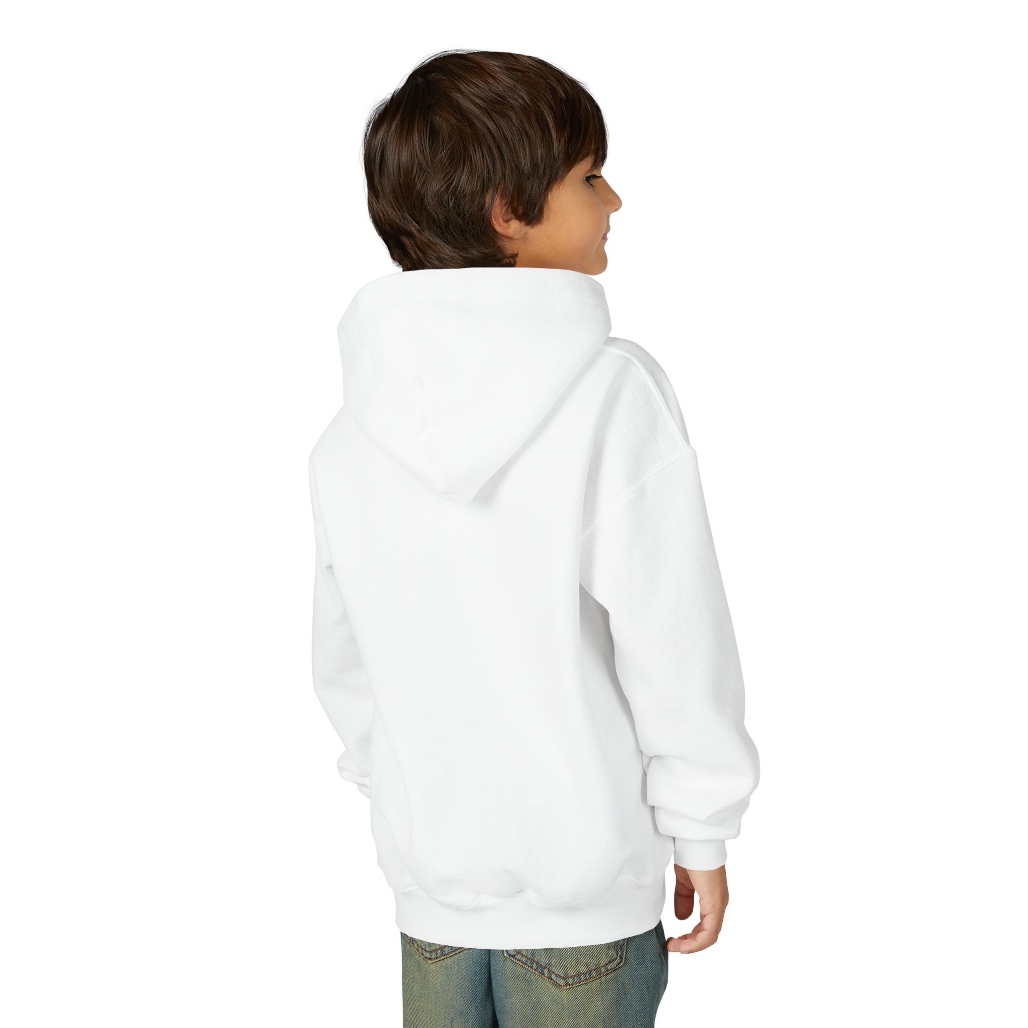 Youth Hoodie — Colorful Butterfly Silhouette Kids Pullover