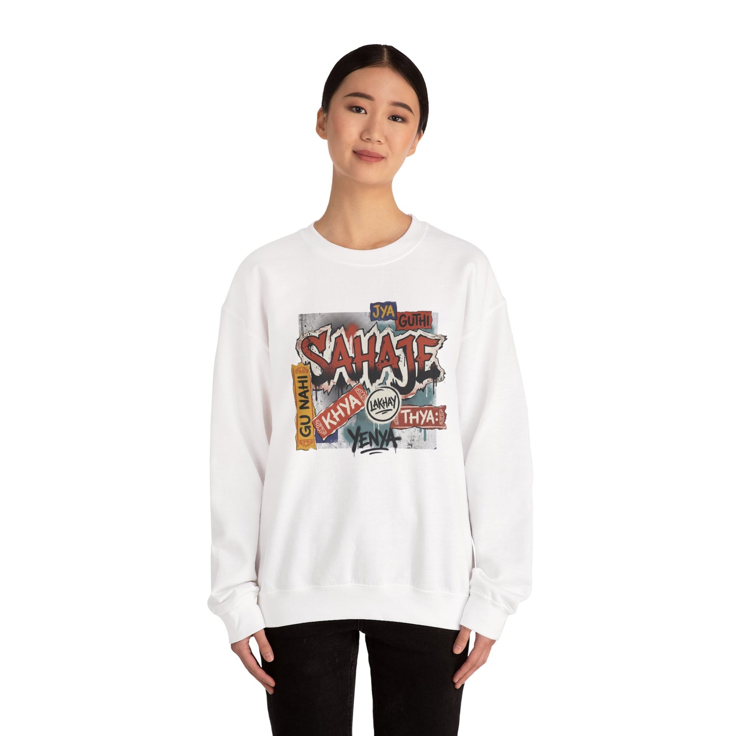 Sahajee Graphic Crewneck Sweatshirt — Urban Tagline Streetwear