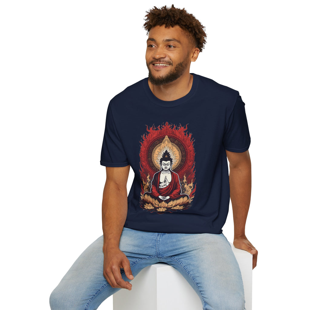 Buddha Lotus Meditation T-Shirt — Zen Buddhist Graphic Tee