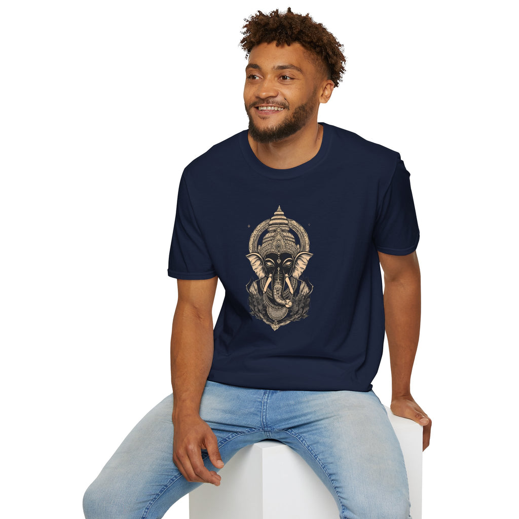 Elephant Mandala T-Shirt — Spiritual Ganesha Graphic Tee