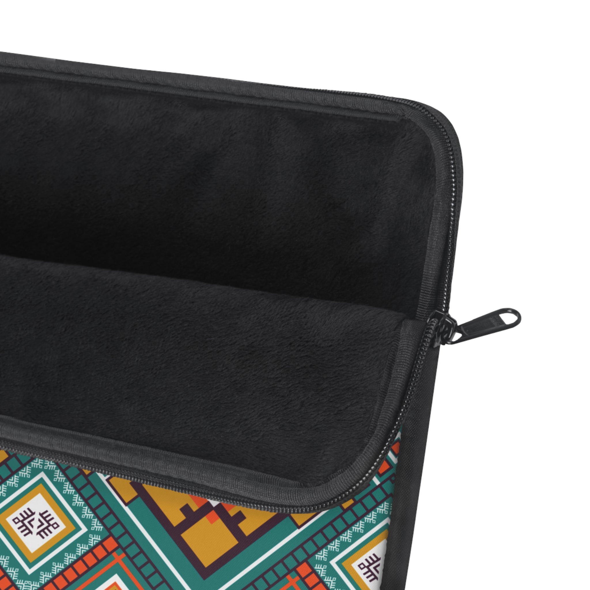 Vibrant Geometric Laptop Sleeve - Boho Chic, Gift for Students, Tech Accessory, Work from Home, Colorful Design
