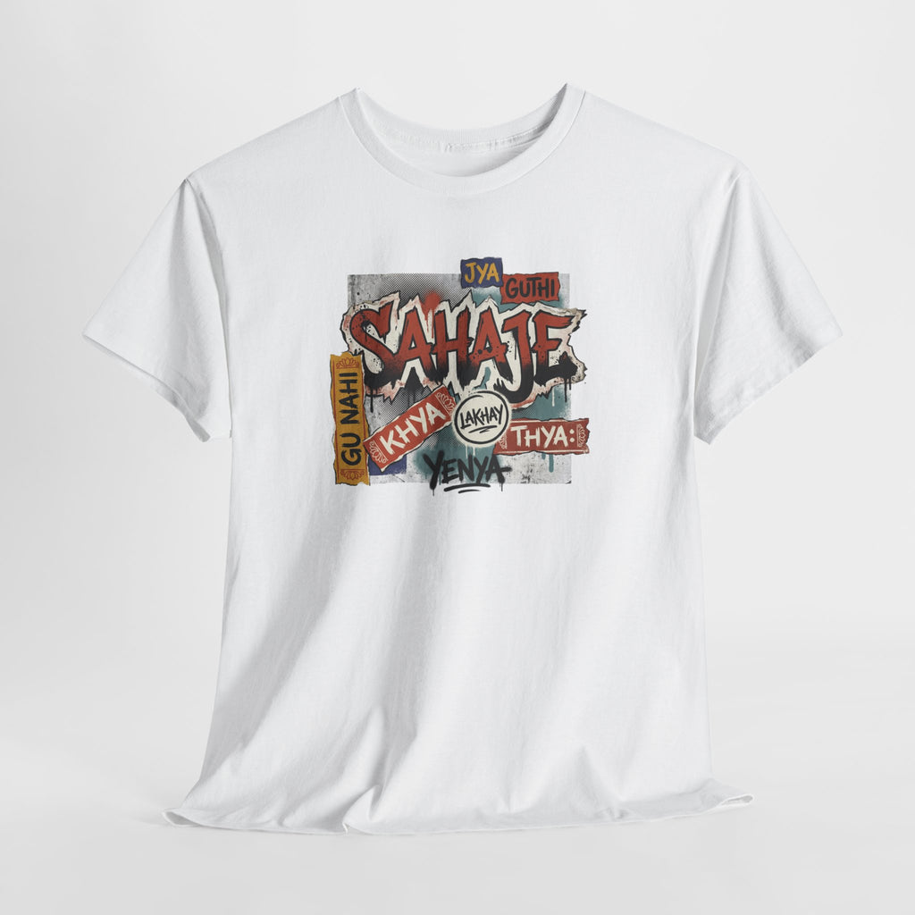 Shahje Graffiti Logo Tee - Urban Retro Streetwear T-Shirt