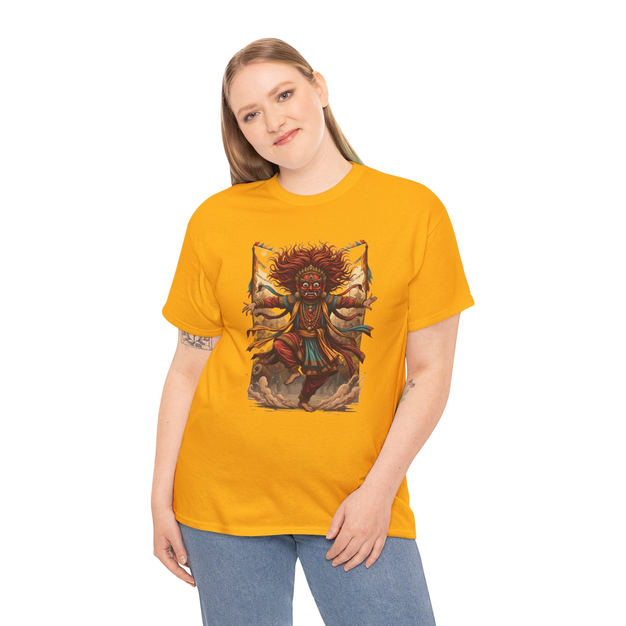 T-Shirt — Tribal Dancer Graphic Tee (Native Spirit Warrior Art)