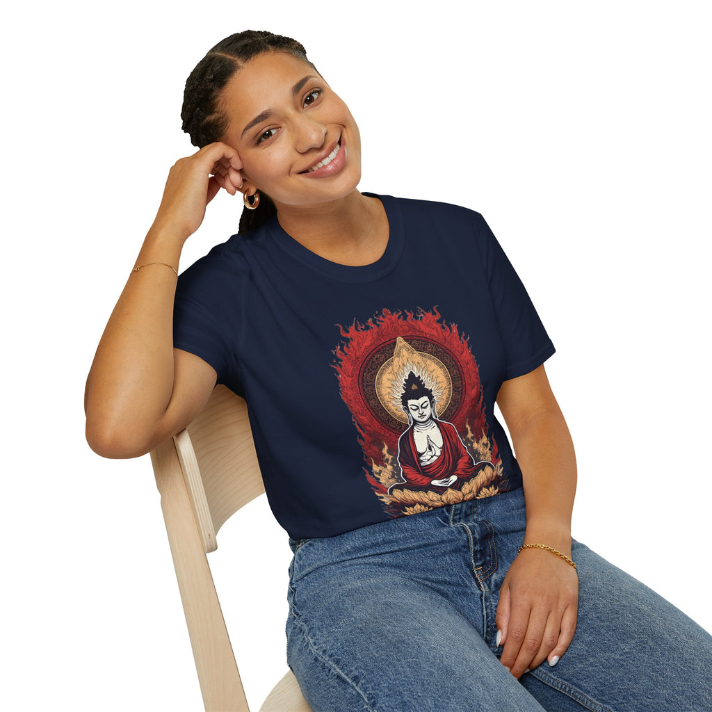 Buddha Lotus Meditation T-Shirt — Zen Buddhist Graphic Tee