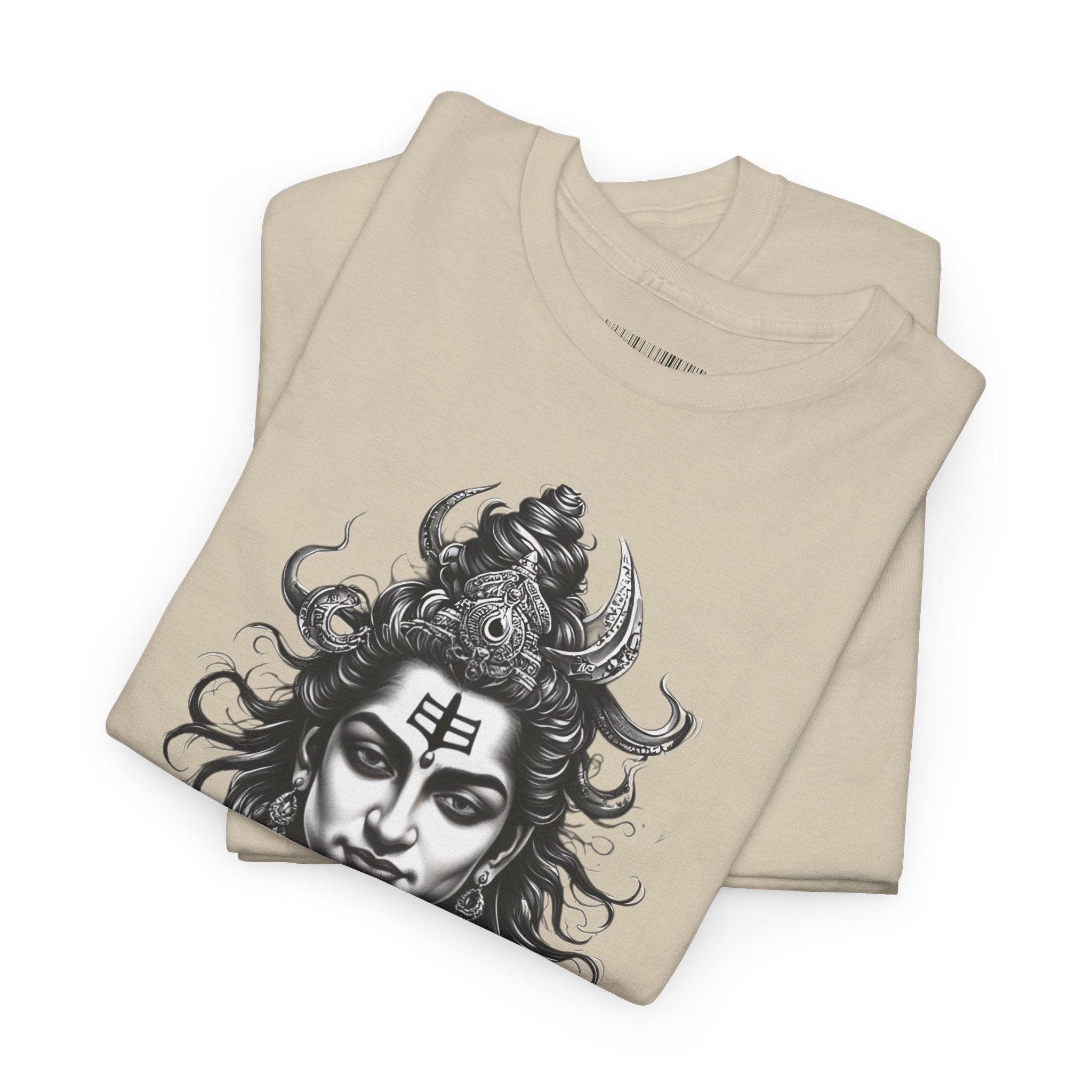 Shiva Portrait Tee — Hindu God Shiva Graphic T-Shirt
