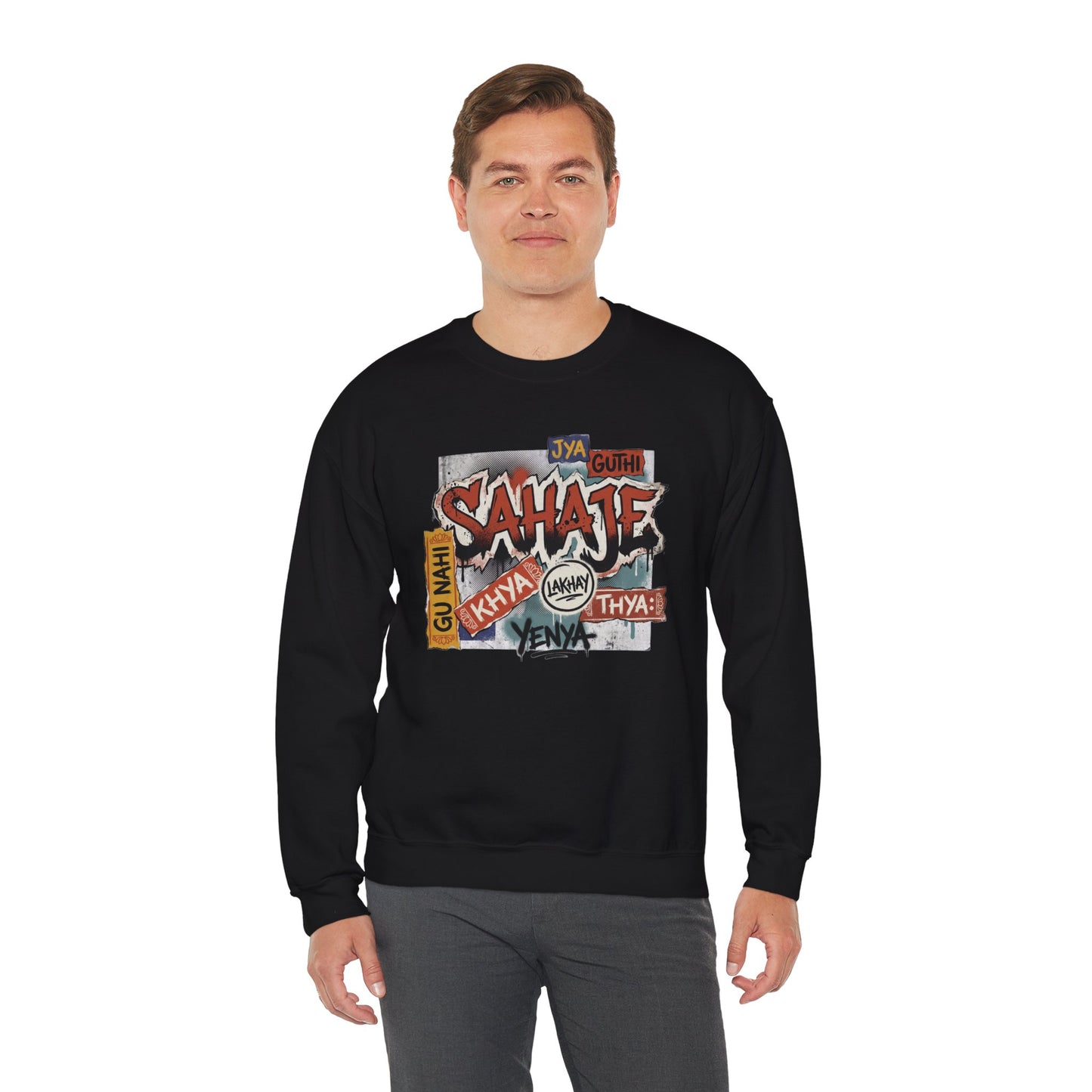 Sahajee Graphic Crewneck Sweatshirt — Urban Tagline Streetwear