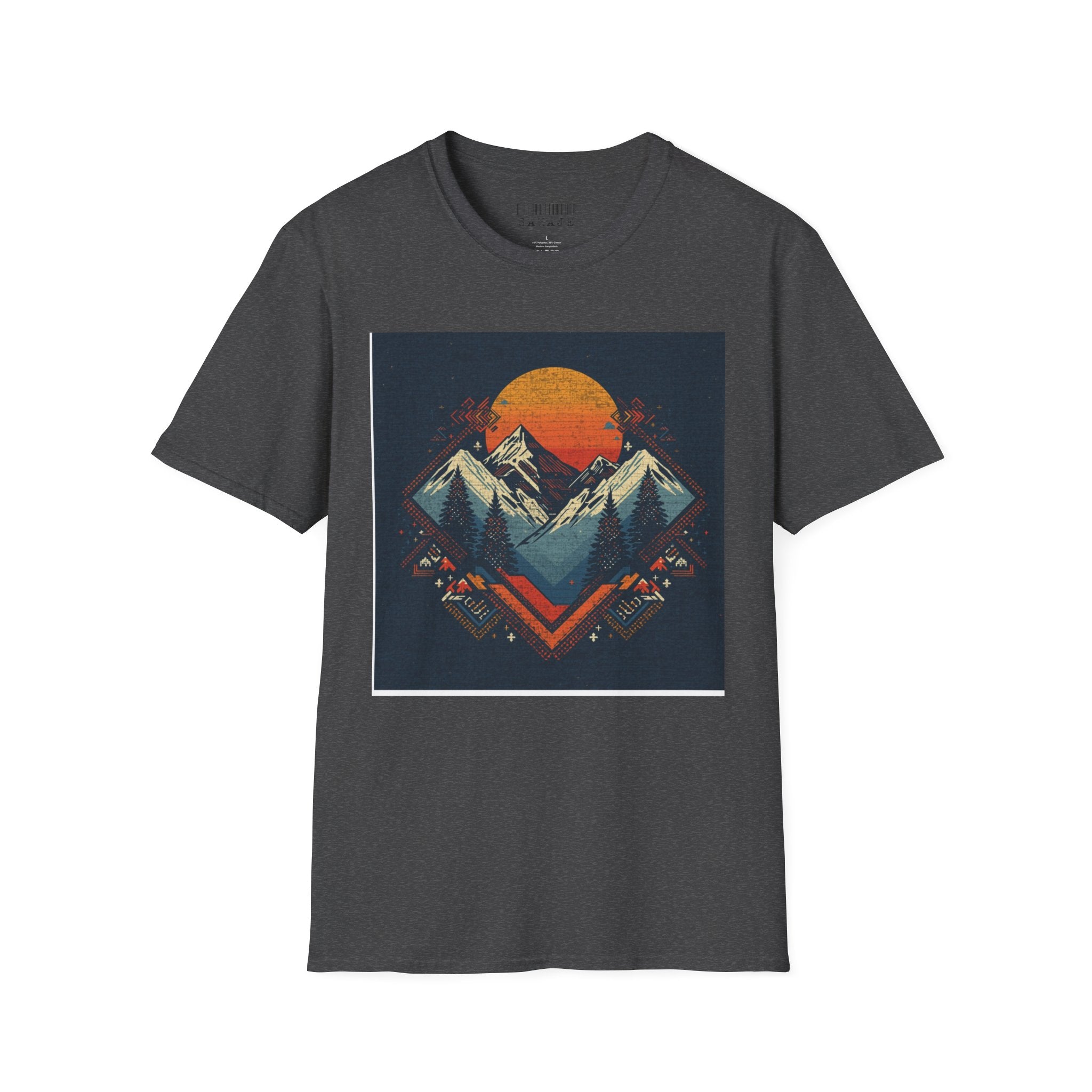 Retro Mountain Sunset T-Shirt