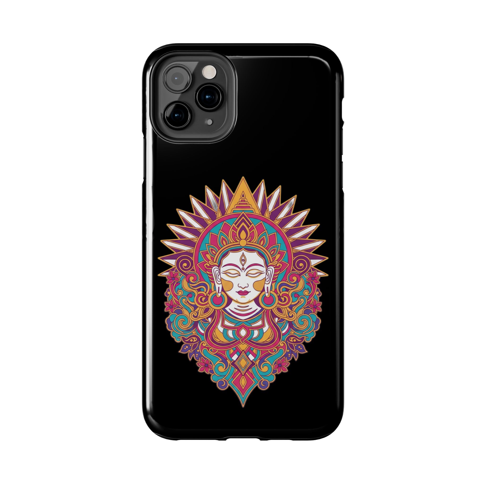 Buddha Mandala Tough Phone Case — Protective Spiritual iPhone Cover