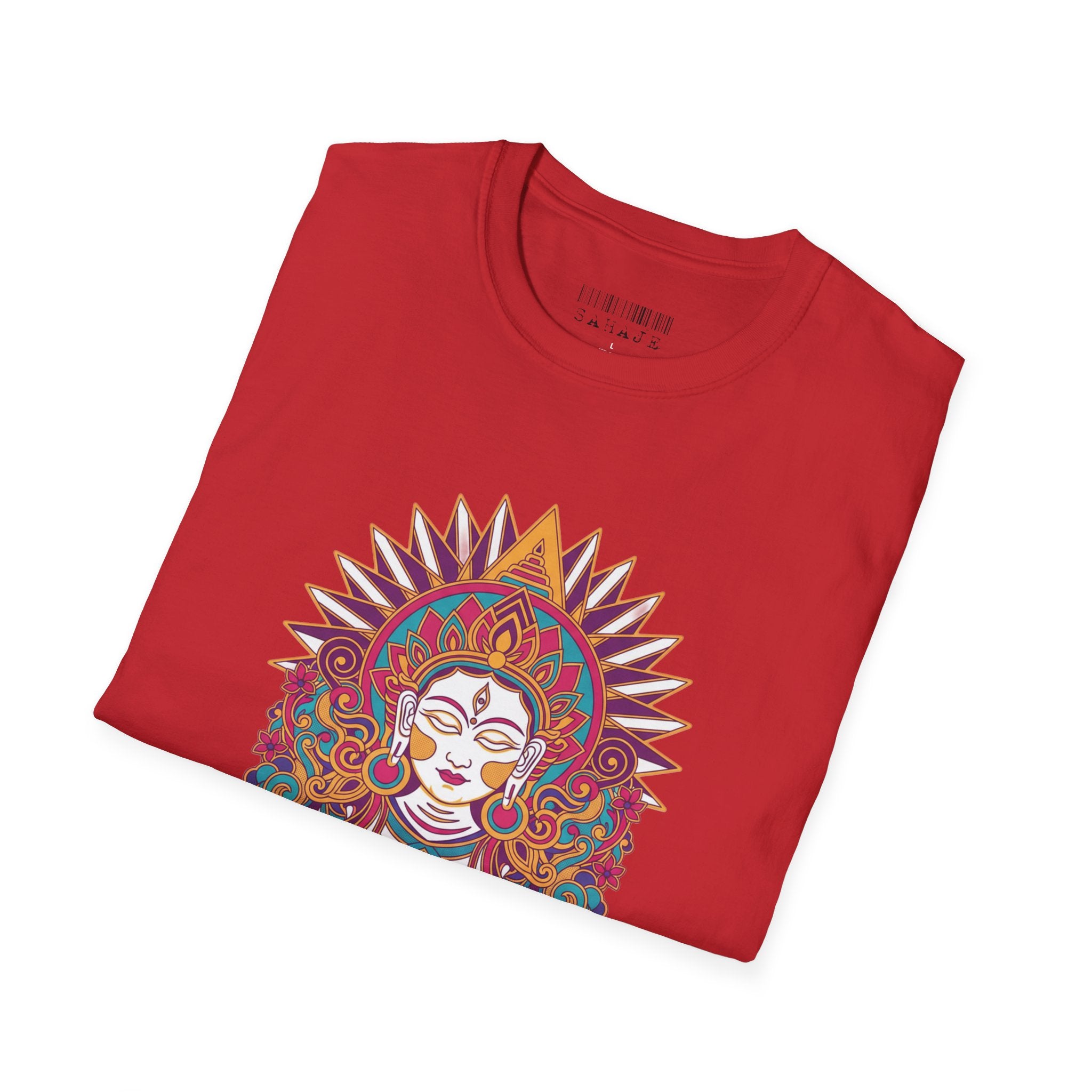 Mystic Goddess Mandala T-Shirt — Colorful Boho Spiritual Tee