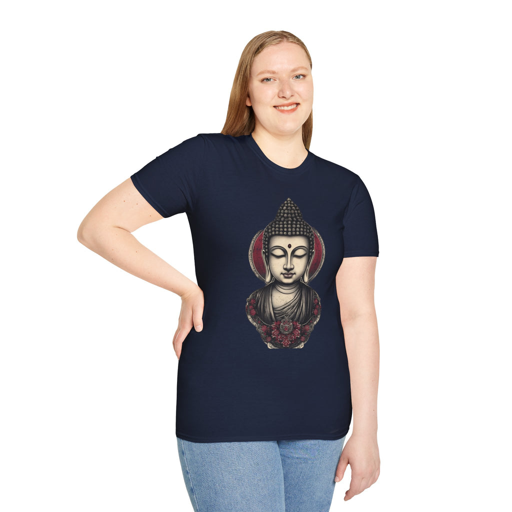 Buddha Portrait T-Shirt — Zen Meditation Graphic Tee