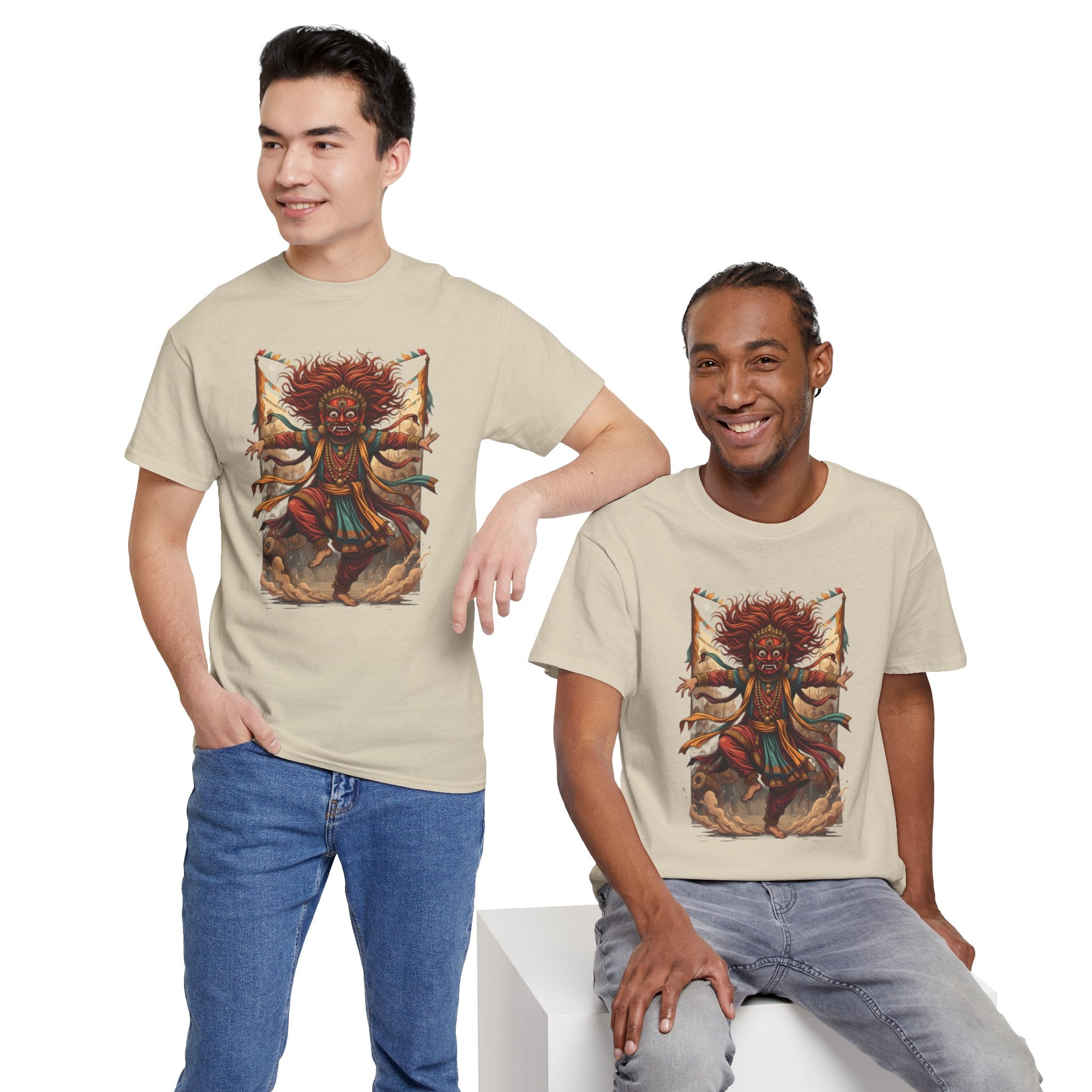 T-Shirt — Tribal Dancer Graphic Tee (Native Spirit Warrior Art)