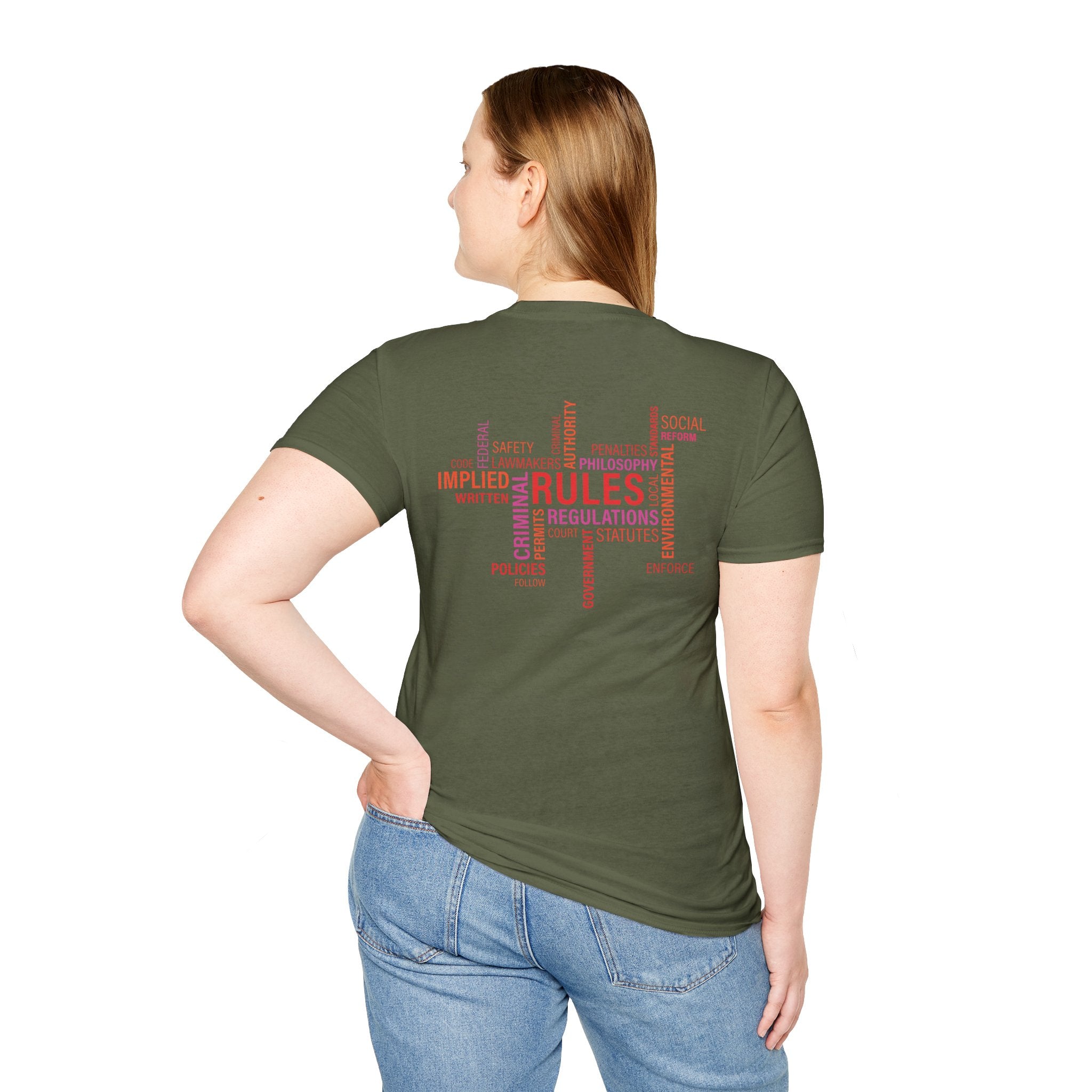 Ice Cream Twist T-Shirt — Colorful Swirl Back Print (Sahaje)