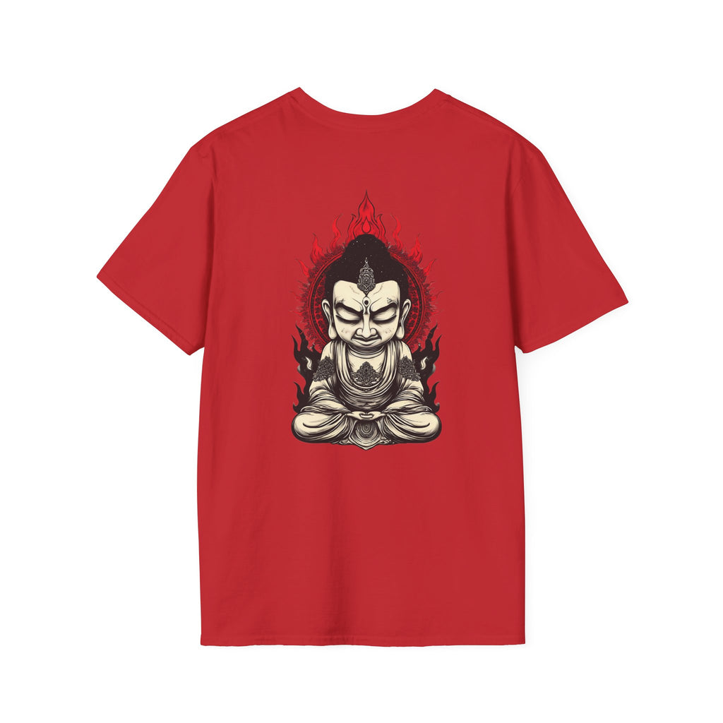 Buddha Flame T-Shirt — Fierce Meditating Buddha Graphic Tee