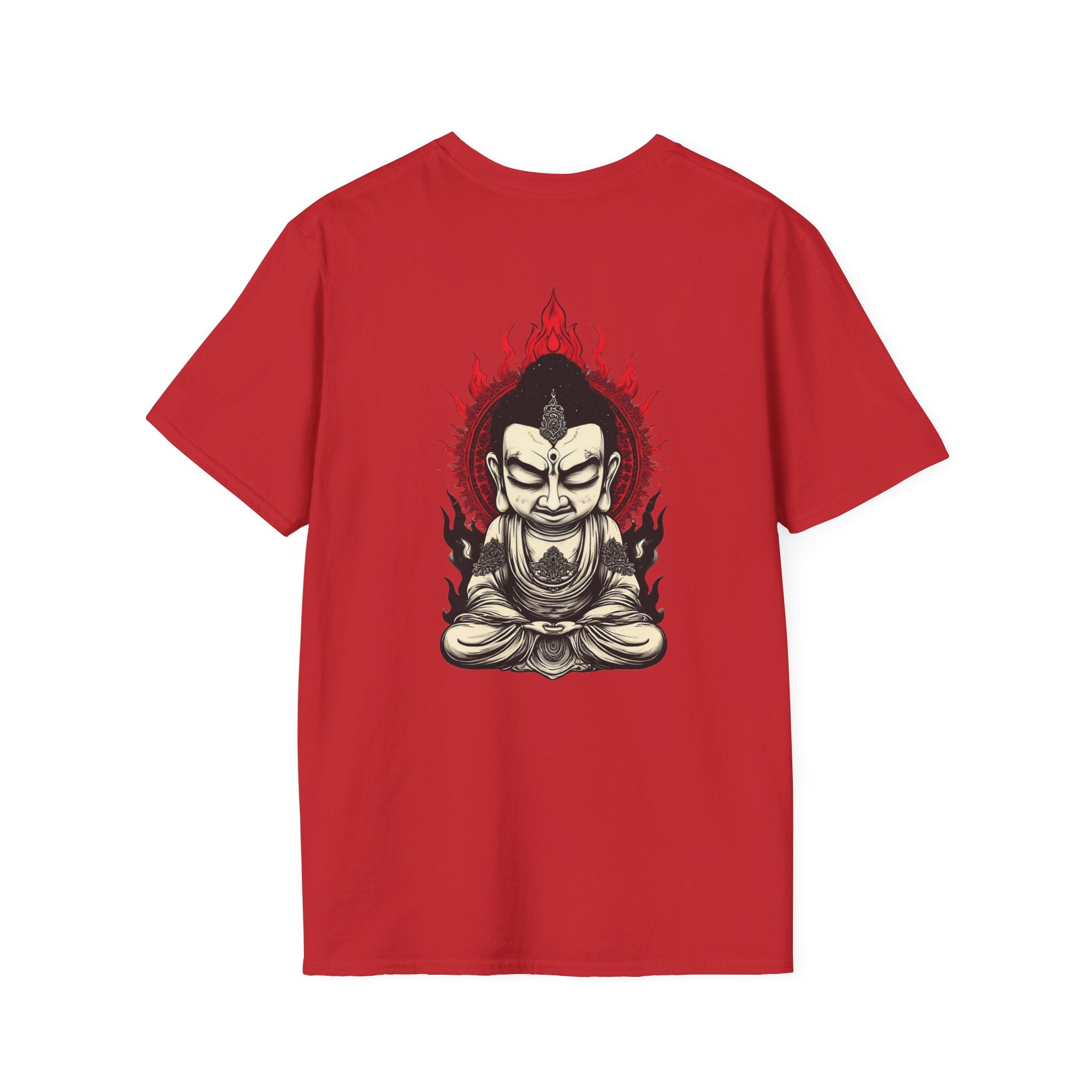 Buddha Flame T-Shirt — Fierce Meditating Buddha Graphic Tee