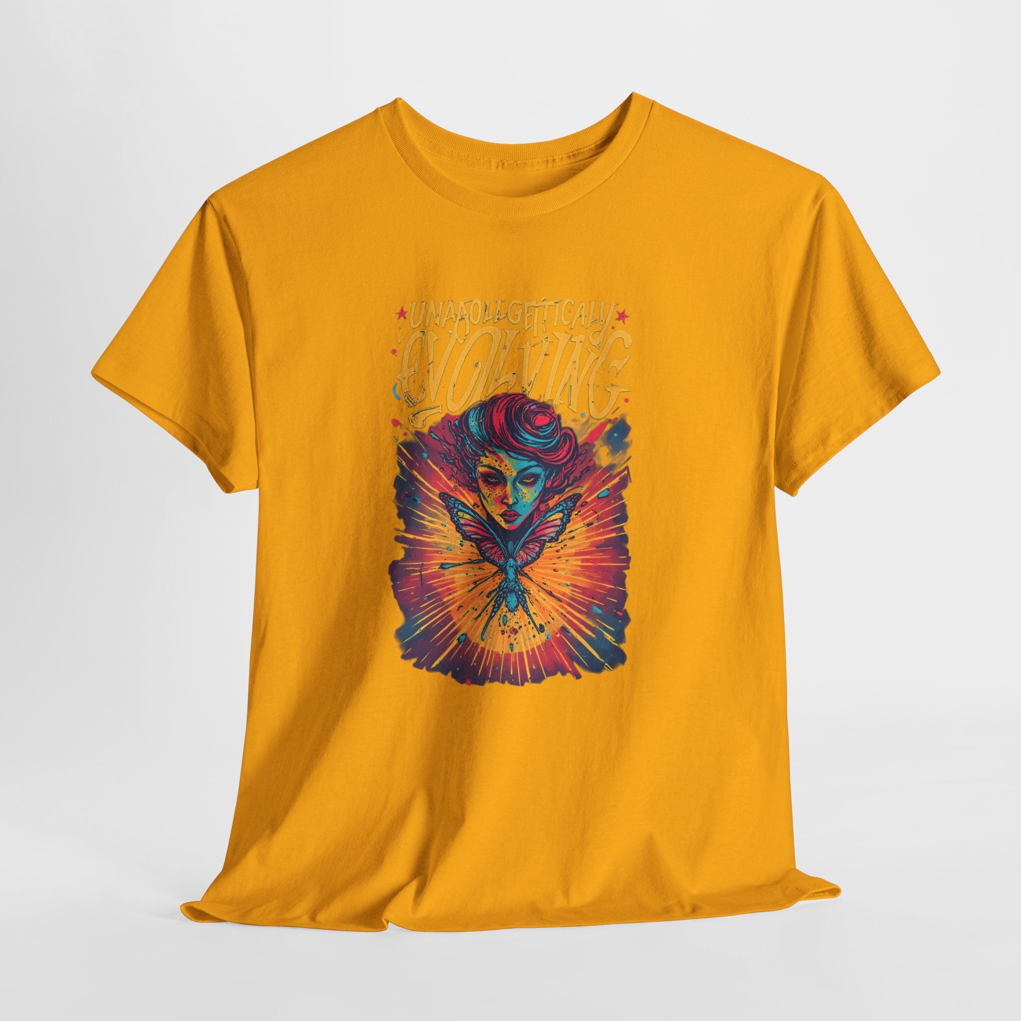 Evolving Alien Graphic Tee — "Unnaturally Evolving" Sci‑Fi Art T-Shirt