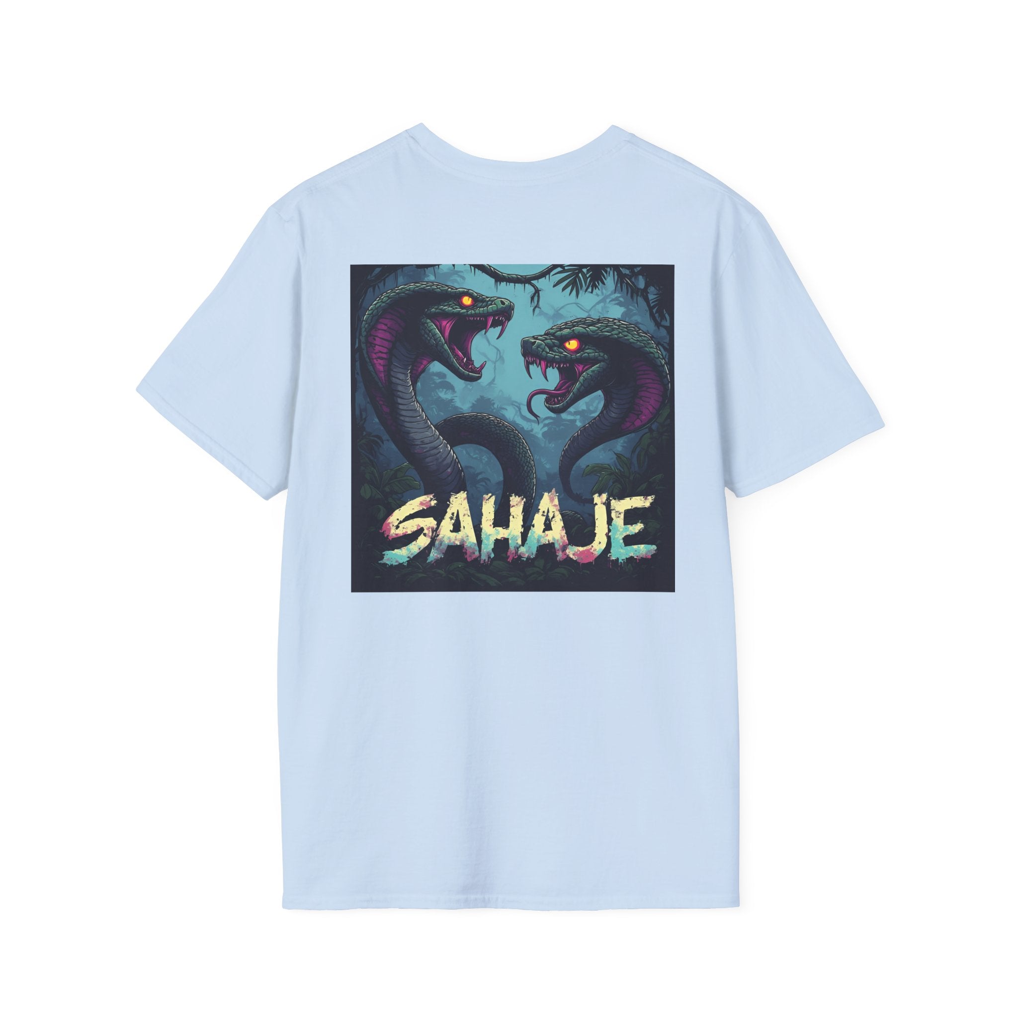 Two Cobra Snake T-Shirt – Fierce Serpent Power Graphic Tee, Edgy Streetwear Snake Shirt