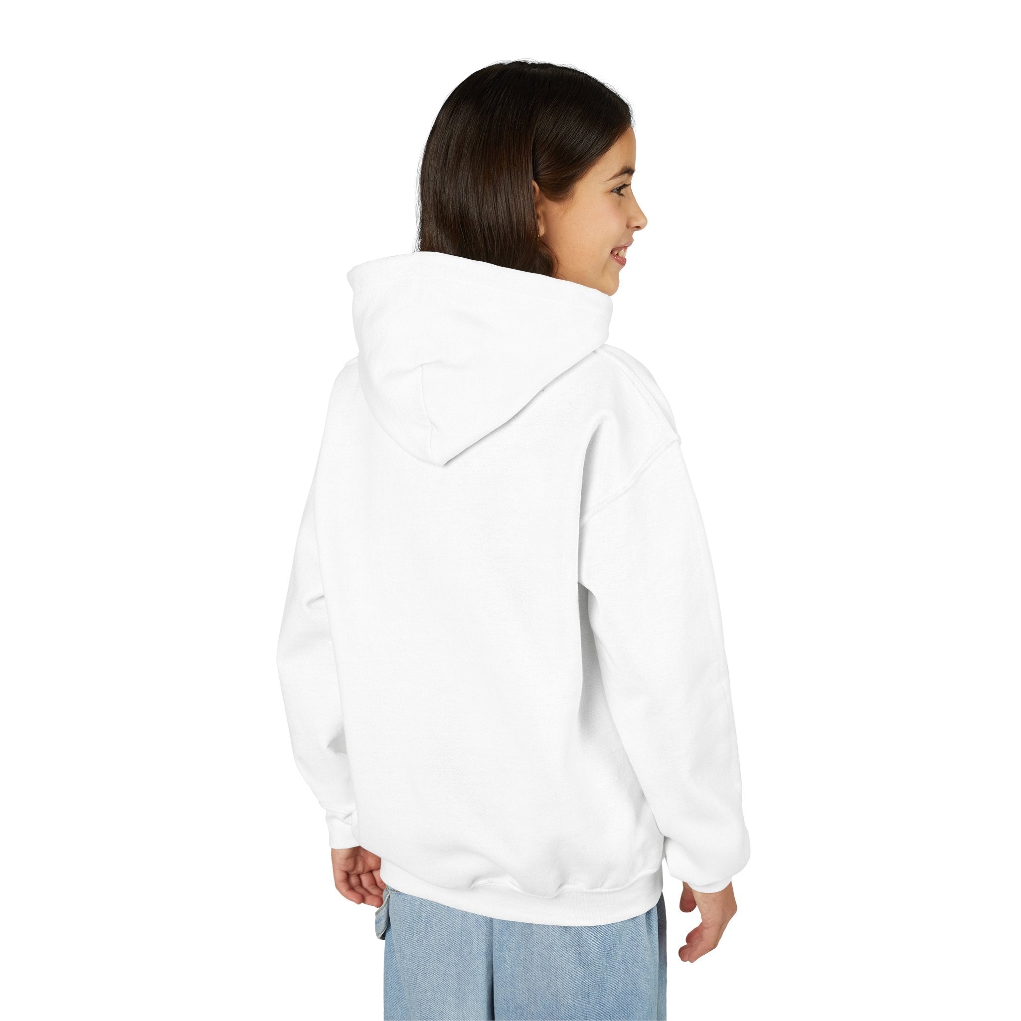 Youth Hoodie — Colorful Butterfly Silhouette Kids Pullover