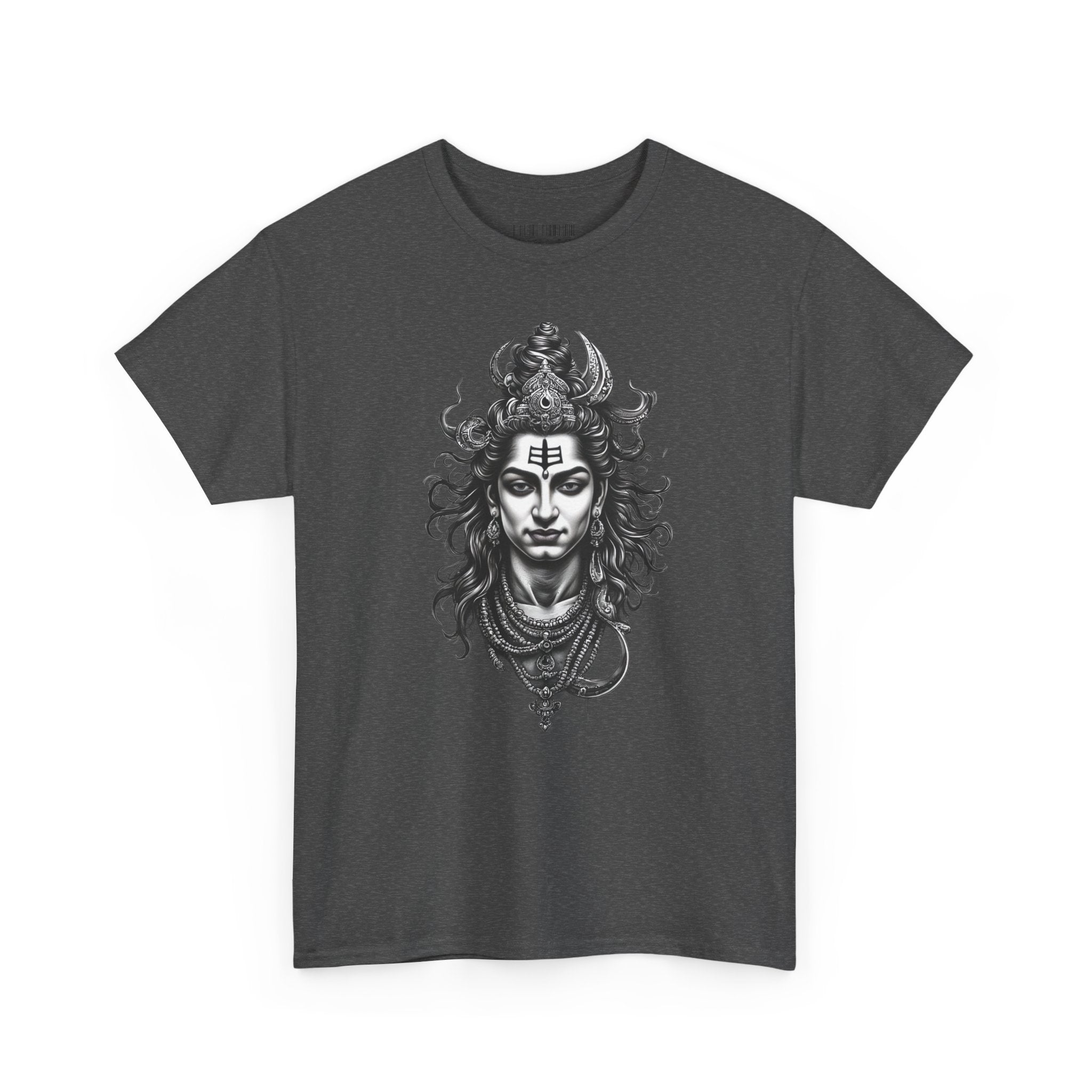 Shiva Portrait Tee — Hindu God Shiva Graphic T-Shirt