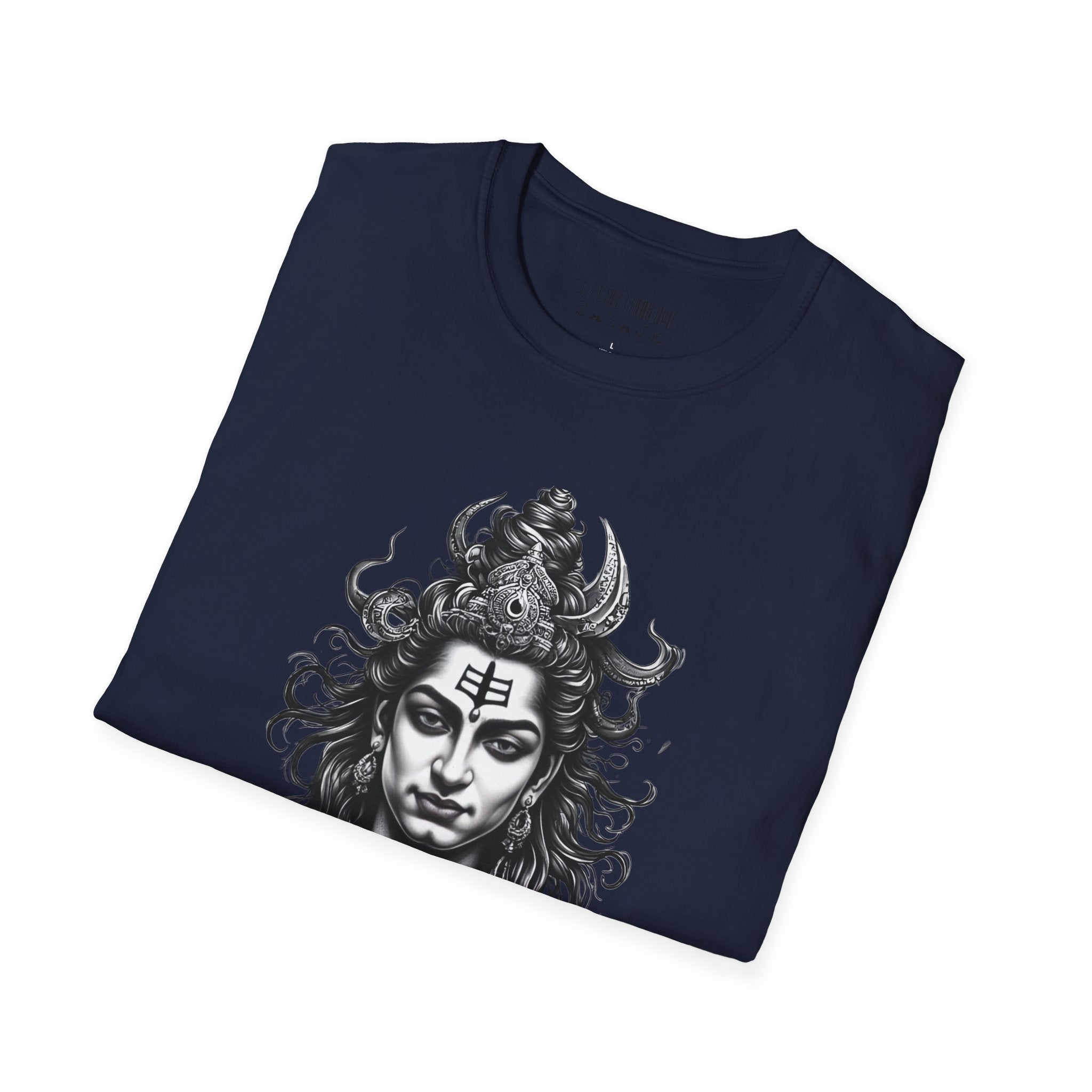 Shiva Portrait T-Shirt – Detailed Hindu Deity Graphic Tee