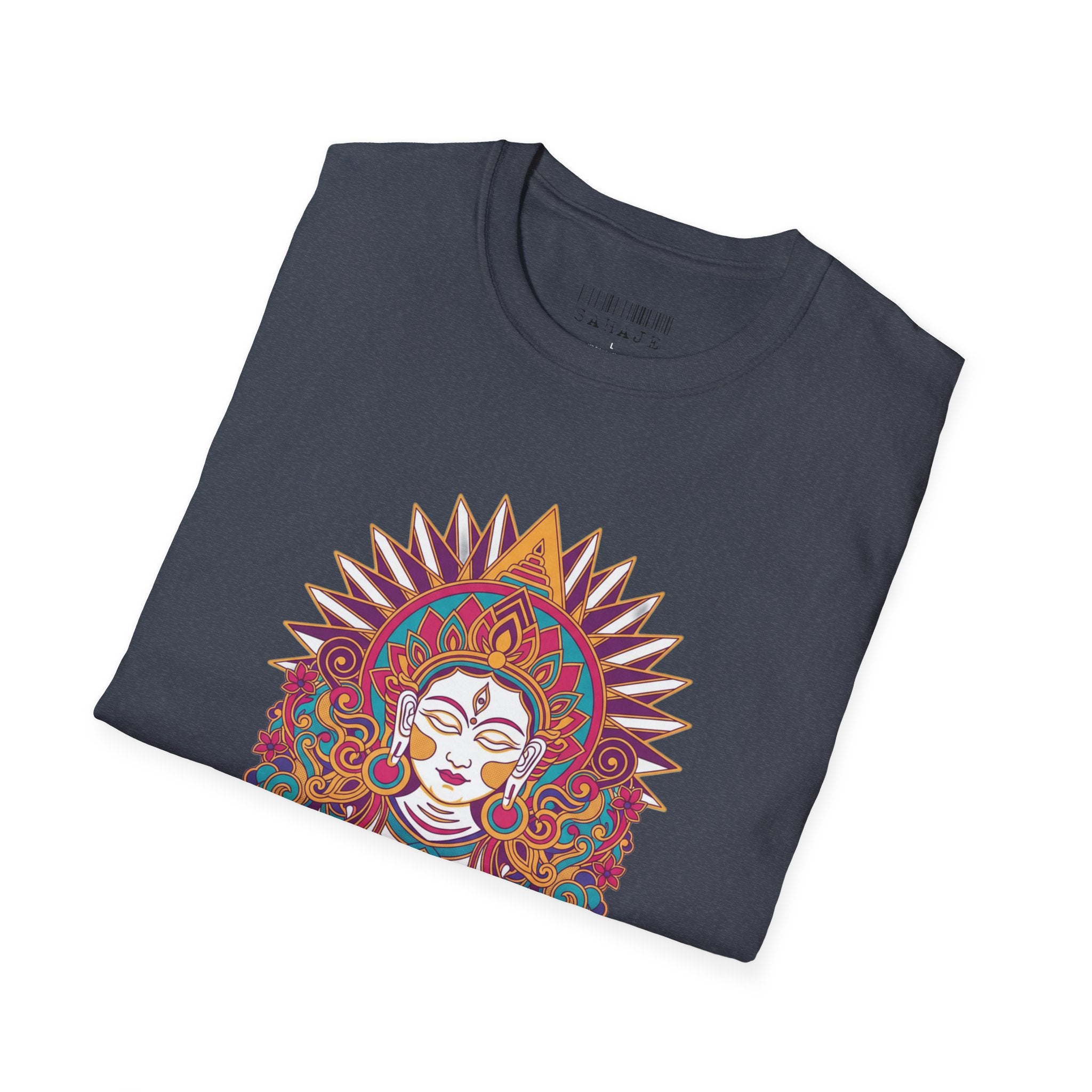 Mystic Goddess Mandala T-Shirt — Colorful Boho Spiritual Tee