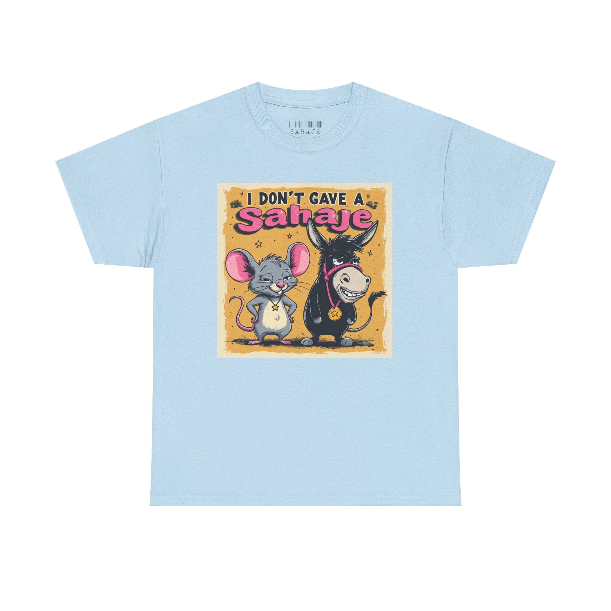 I Don't Give A Snair! Tee — Funny Mouse & Cat Graphic T-Shirt