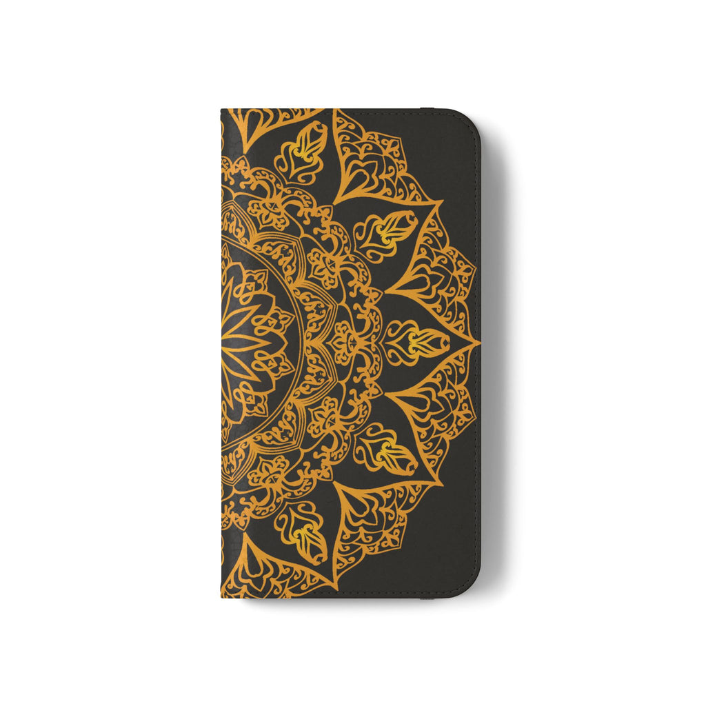 Elegant Mandala Flip Cases for Phones, Stylish Phone Wallet, Personalized Smartphone Cover, Perfect Gift for Occasions