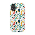 Floral Pattern Tough Phone Case — Colorful Spring Flowers Phone Cover