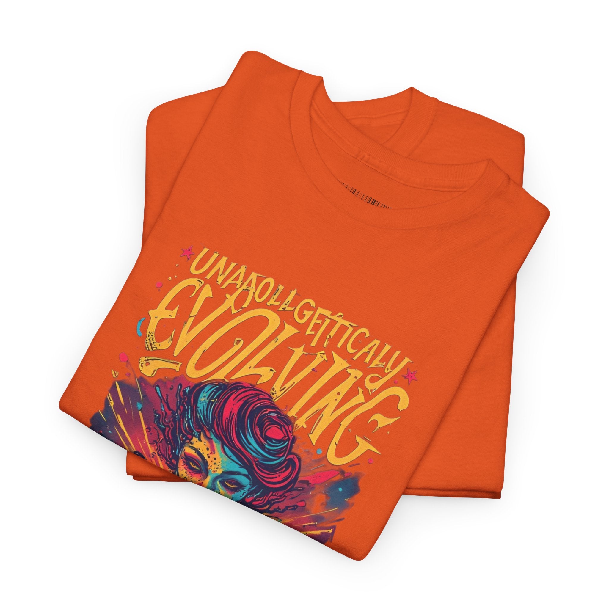Evolving Alien Graphic Tee — "Unnaturally Evolving" Sci‑Fi Art T-Shirt