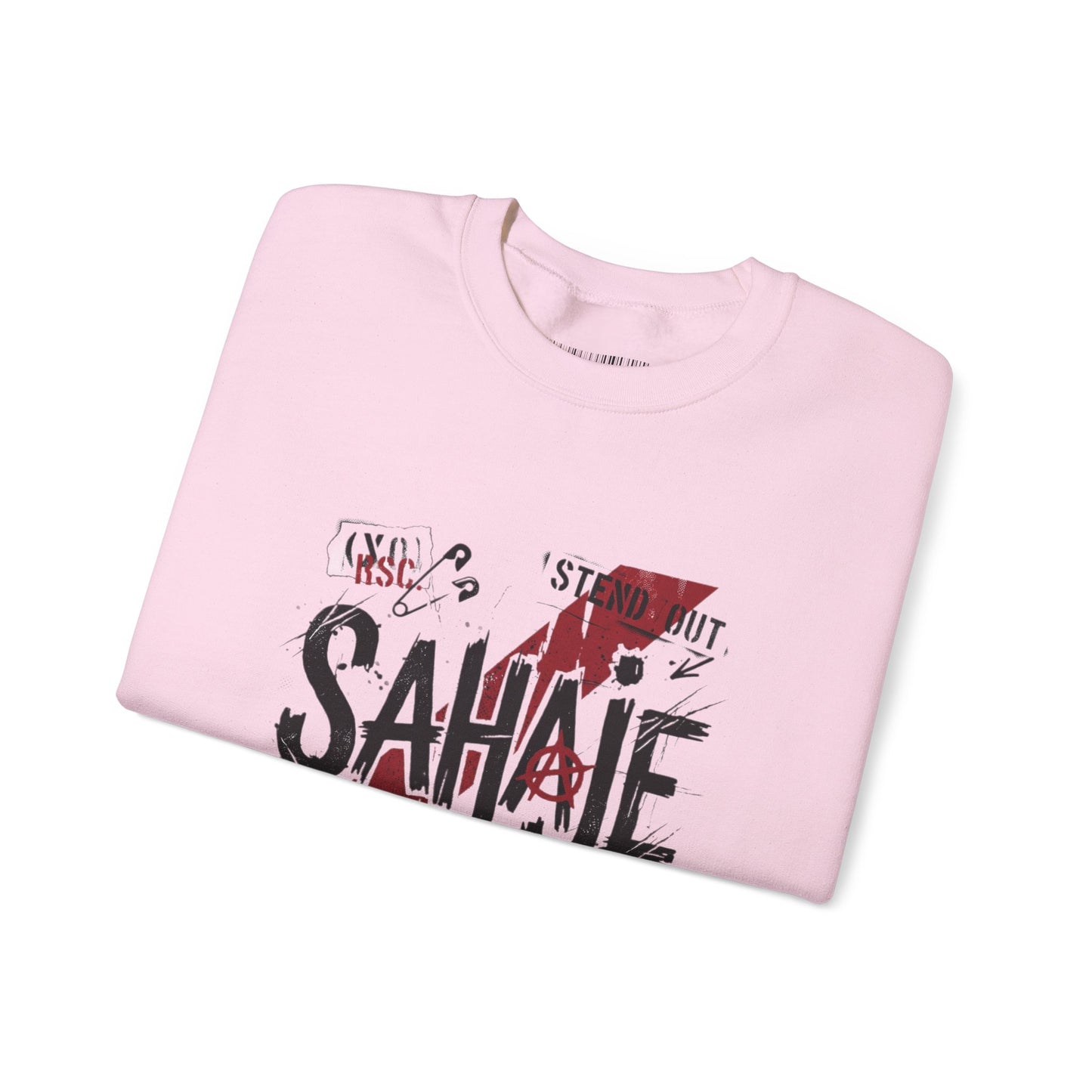 Sahaje Graphic Crewneck Sweatshirt – Streetwear Logo Pullover