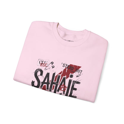 Sahaje Graphic Crewneck Sweatshirt – Streetwear Logo Pullover