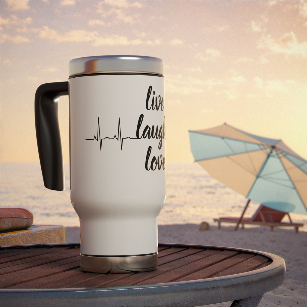 Inspirational Stainless Steel Travel Mug, Live Laugh Love Travel Cup, Coffee Mug for On-the-Go, Gift for Coffee Lovers, Motivational [...]