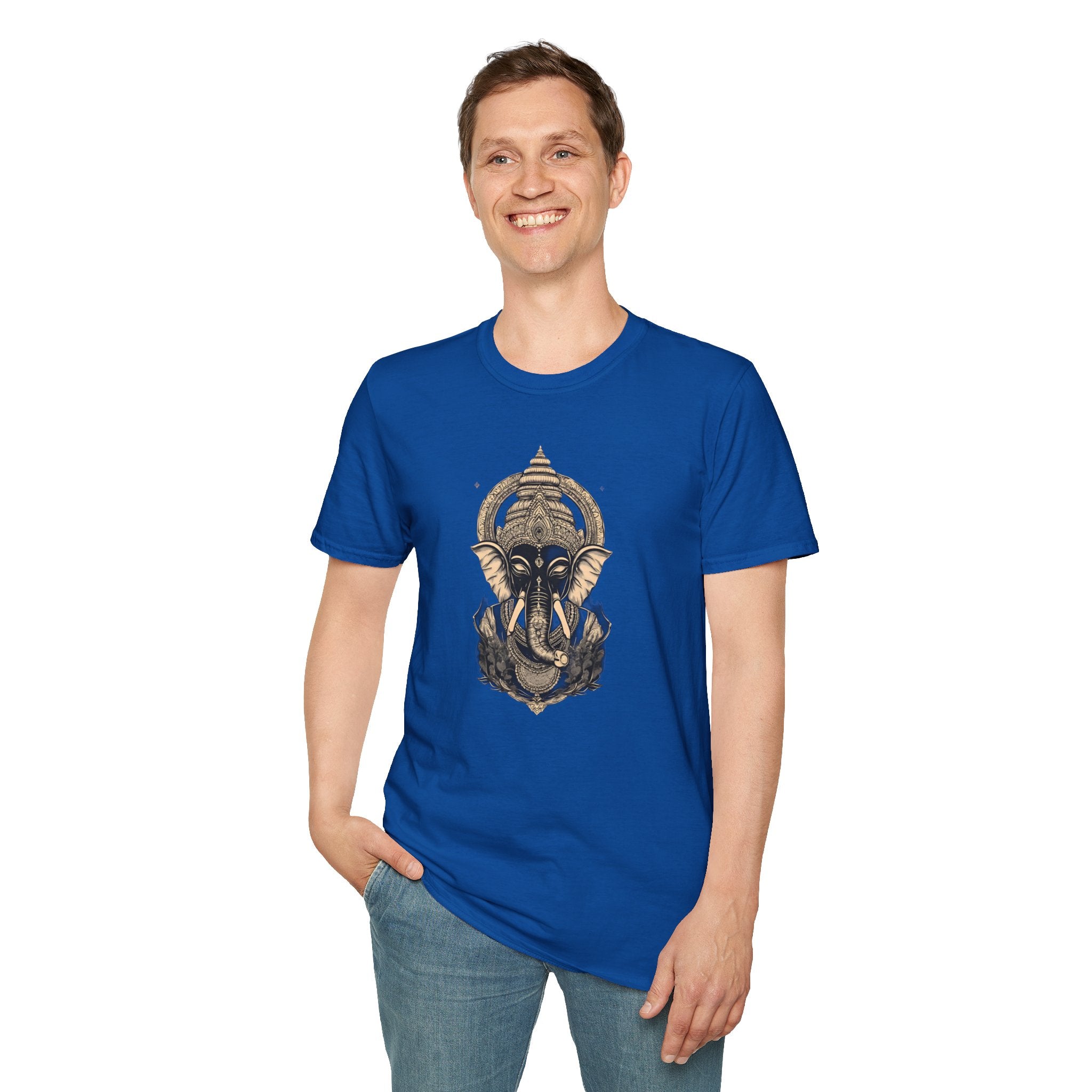 Elephant Mandala T-Shirt — Spiritual Ganesha Graphic Tee
