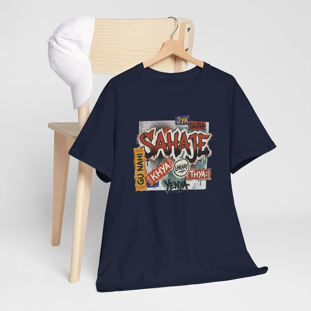 Shahje Graffiti Logo Tee - Urban Retro Streetwear T-Shirt