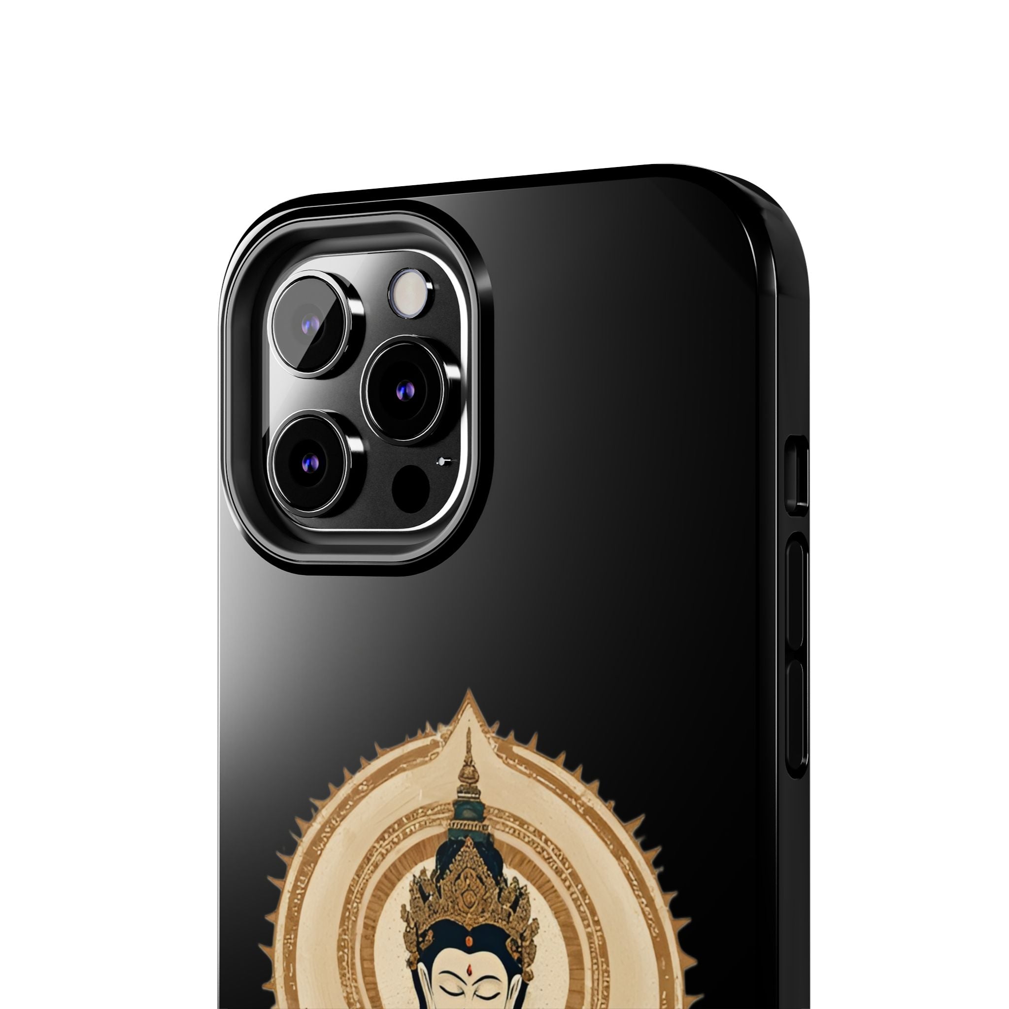 Bodhisattva Lotus Tough Phone Case — Protective Buddhist Meditation Phone Cover