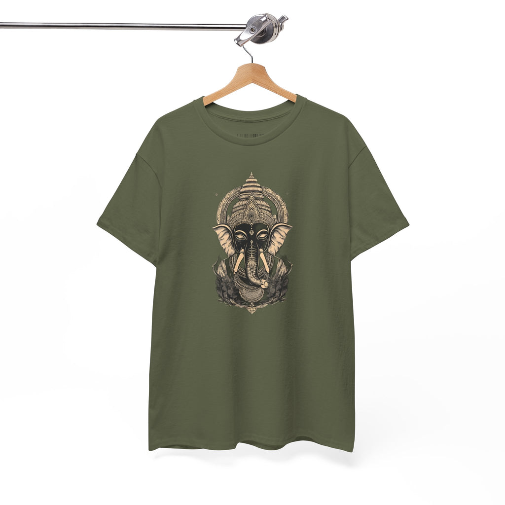 Elephant Mandala T‑Shirt — Spiritual Ganesha-Inspired Graphic Tee