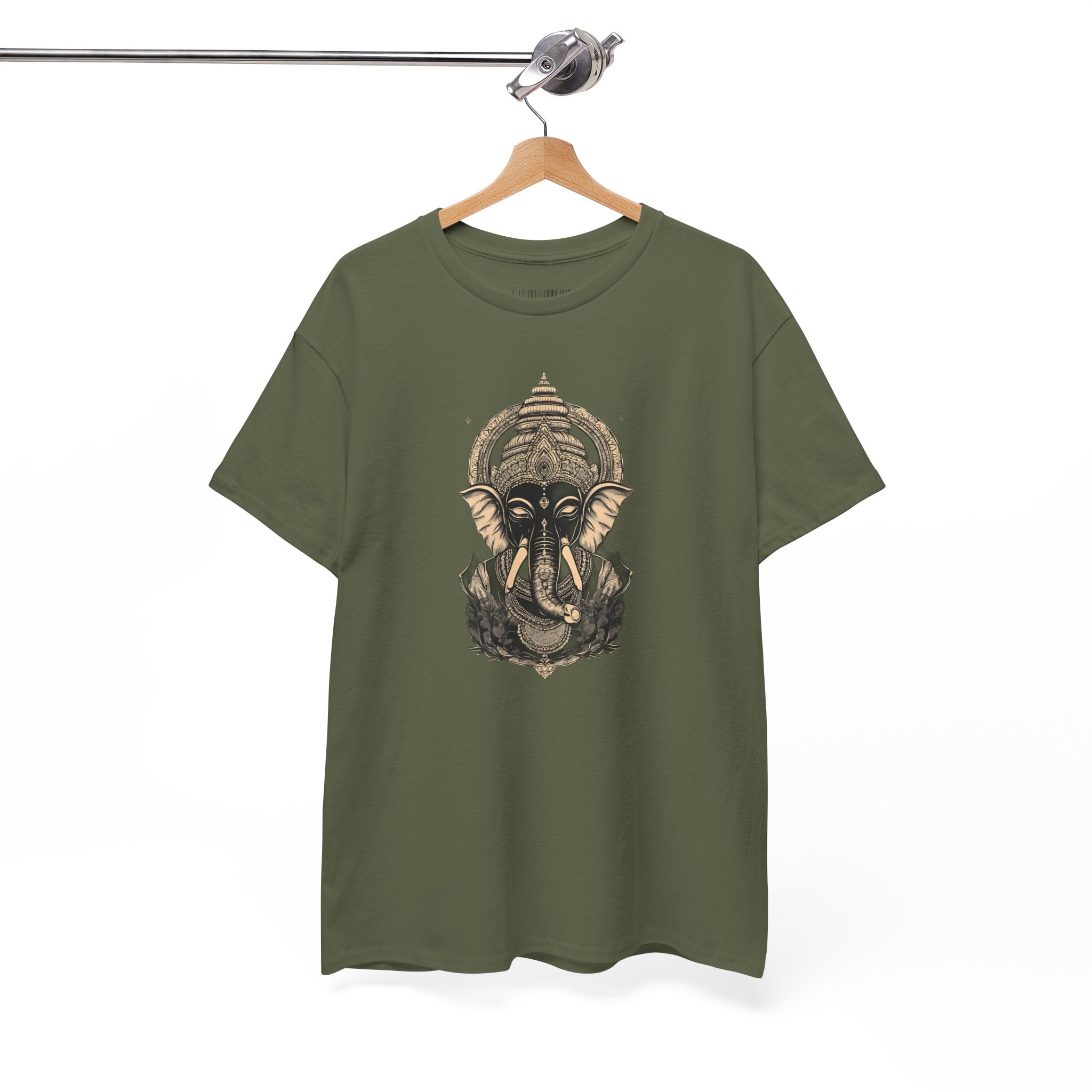 Elephant Mandala T‑Shirt — Spiritual Ganesha-Inspired Graphic Tee