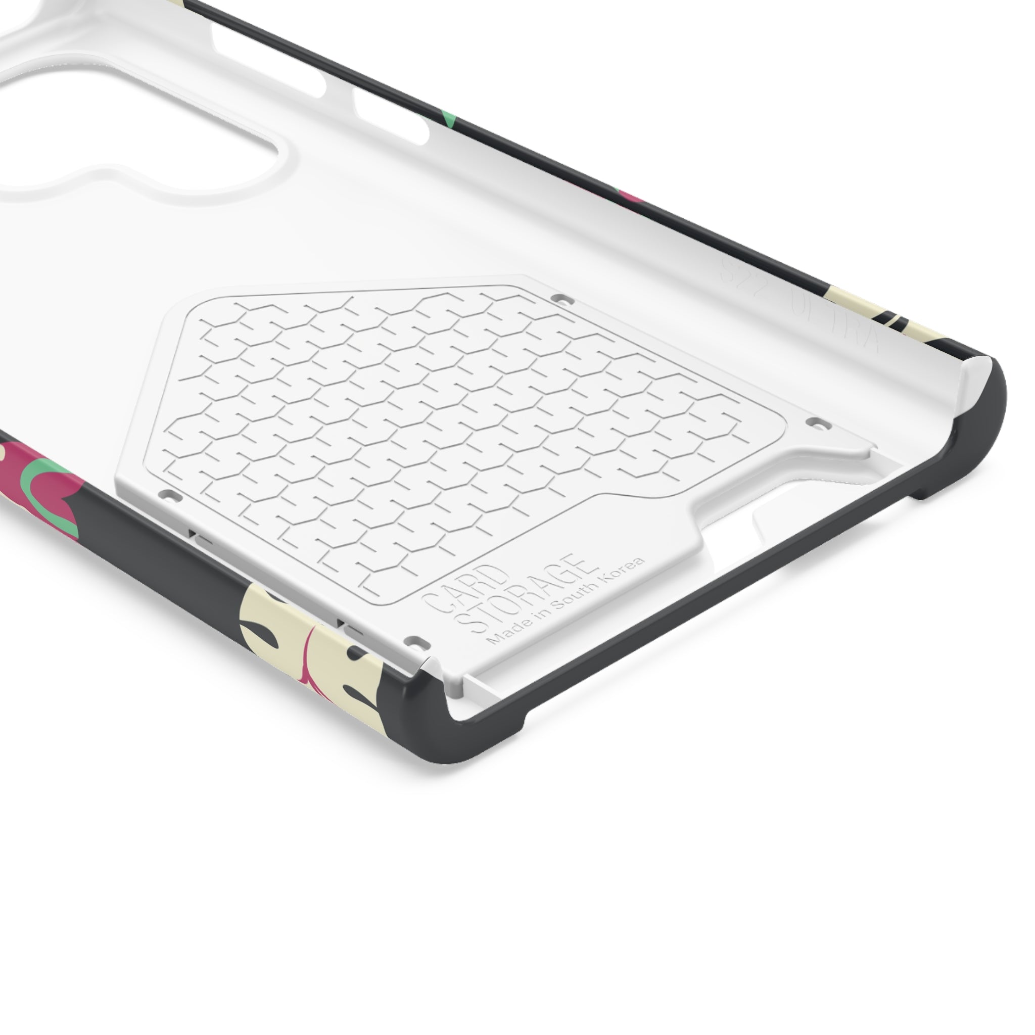 Vibrant Phone Case with Card Holder, Stylish Phone Accessory, Colorful Gift for Her, Boho Phone Cover, Trendy Mobile Case