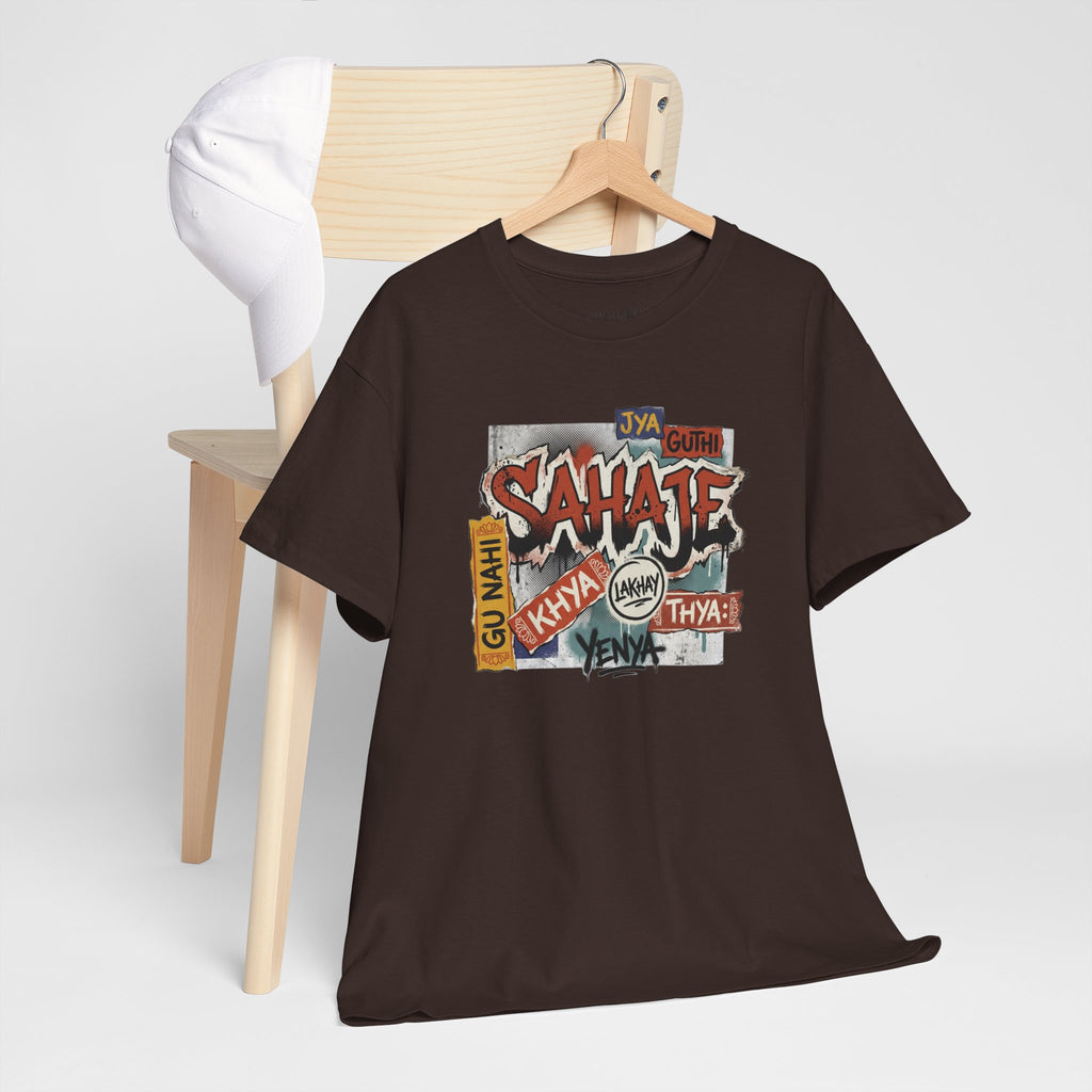 Shahje Graffiti Logo Tee - Urban Retro Streetwear T-Shirt