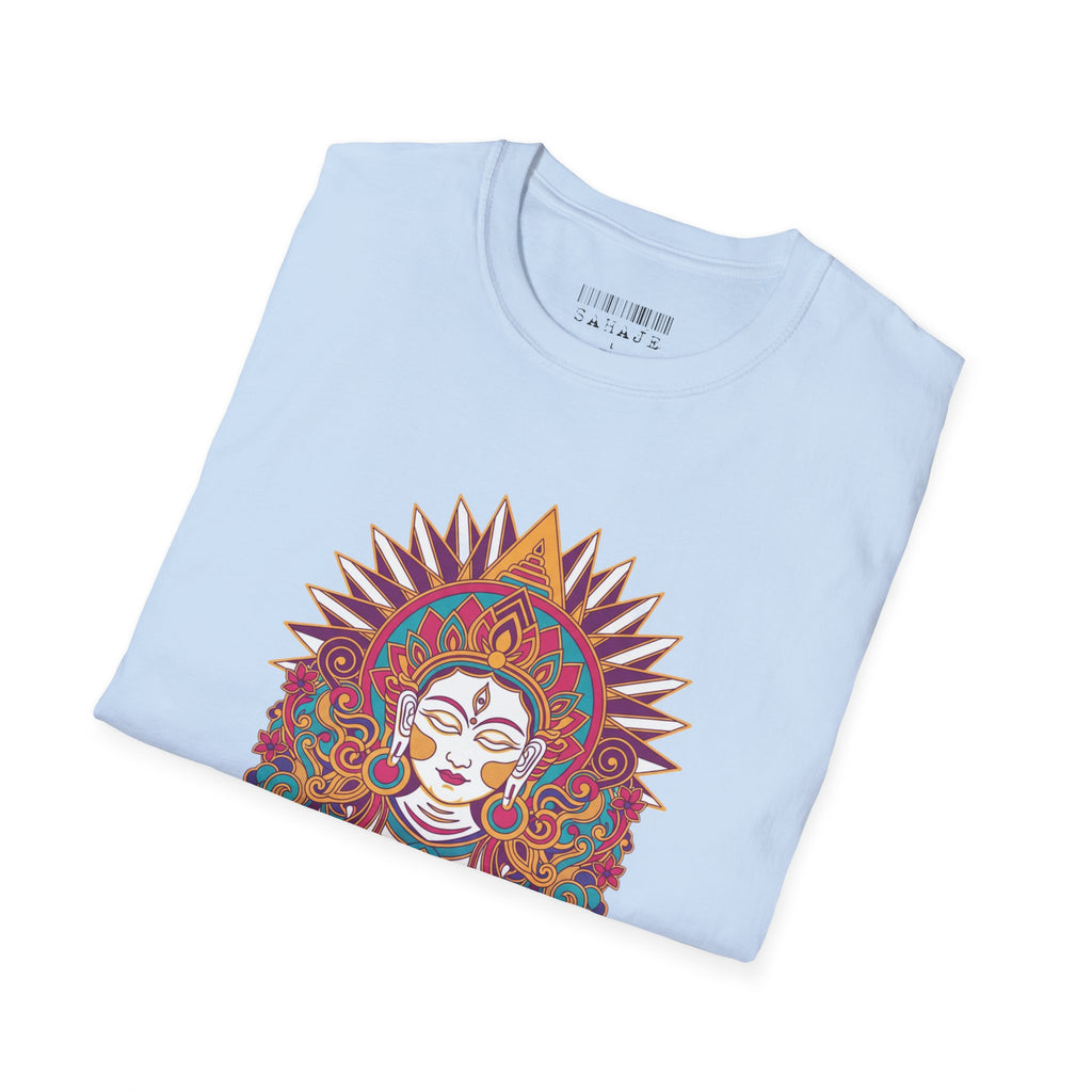 Mystic Goddess Mandala T-Shirt — Colorful Boho Spiritual Tee